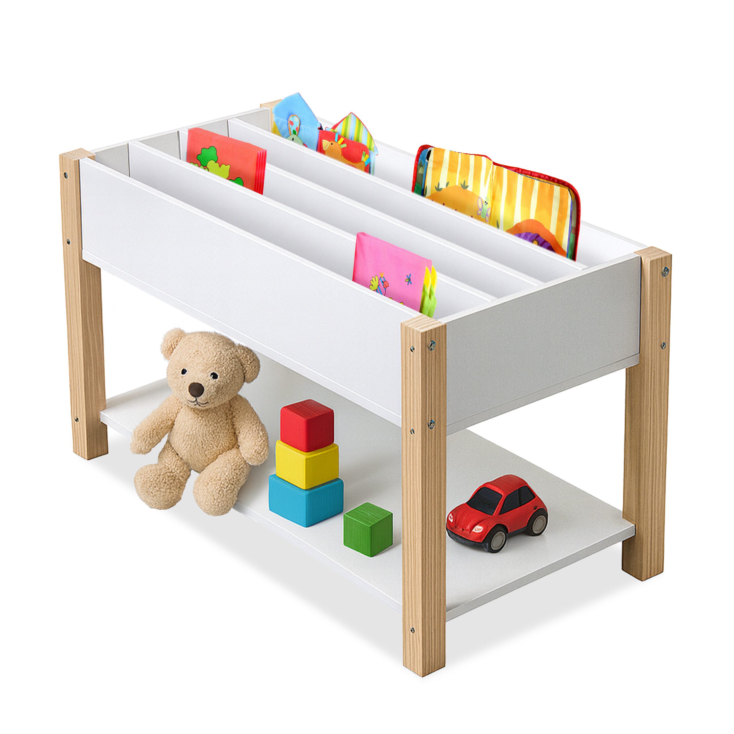 relaxdays Bücherregal für Kinder, 1-tlg.