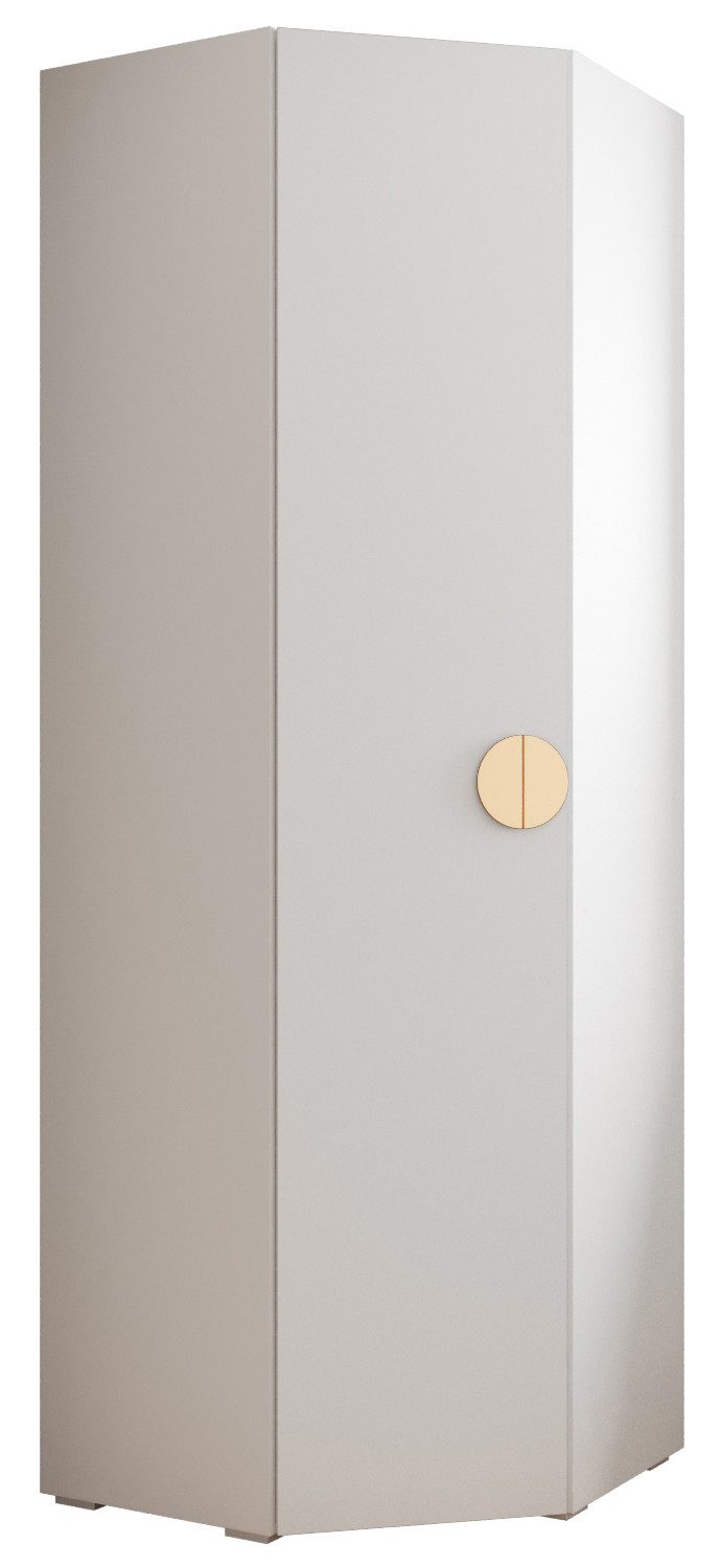 ABIKS MÖBEL Eckschrank Inova 4 Eckkleiderschrank mit Kleiderstange und Rega günstig online kaufen