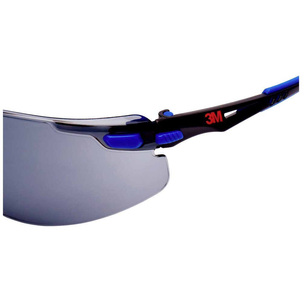 Antibeschlag-Schutz Blau, Solus Schutzbrille mit 3M Schwarz S1102SGAF 3M Arbeitsschutzbrille