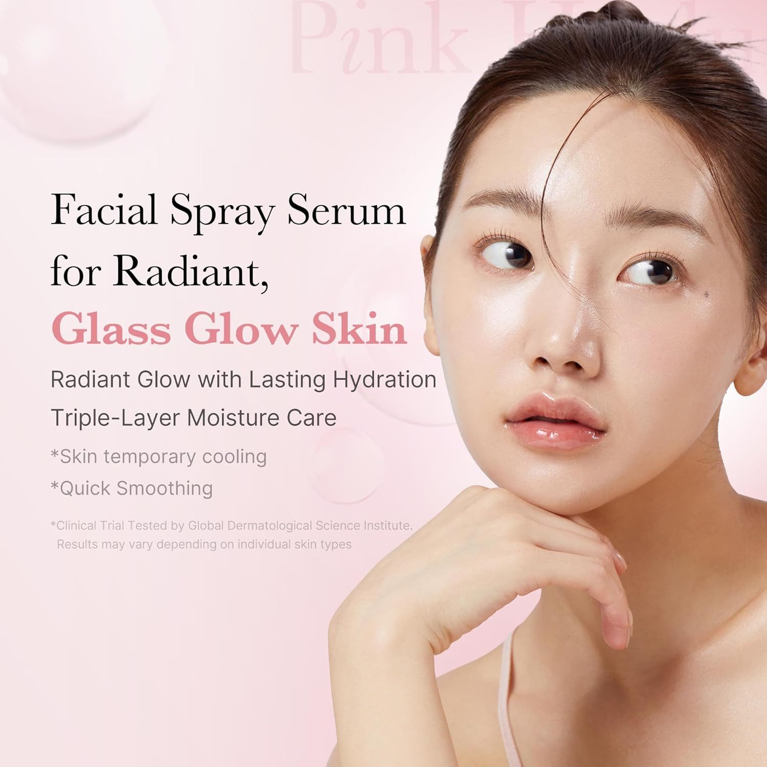 Medicube Gesichtsserum PDRN Pink Glutathione Serum Mist 100 ml – 3-in-1 Gesichtsnebel mit 7 -Peptid-Komplex, aufhellend, straffend, vegan K-Beauty Spray, für empfindliche Haut, Glow & Elastizität, auch über Make-up