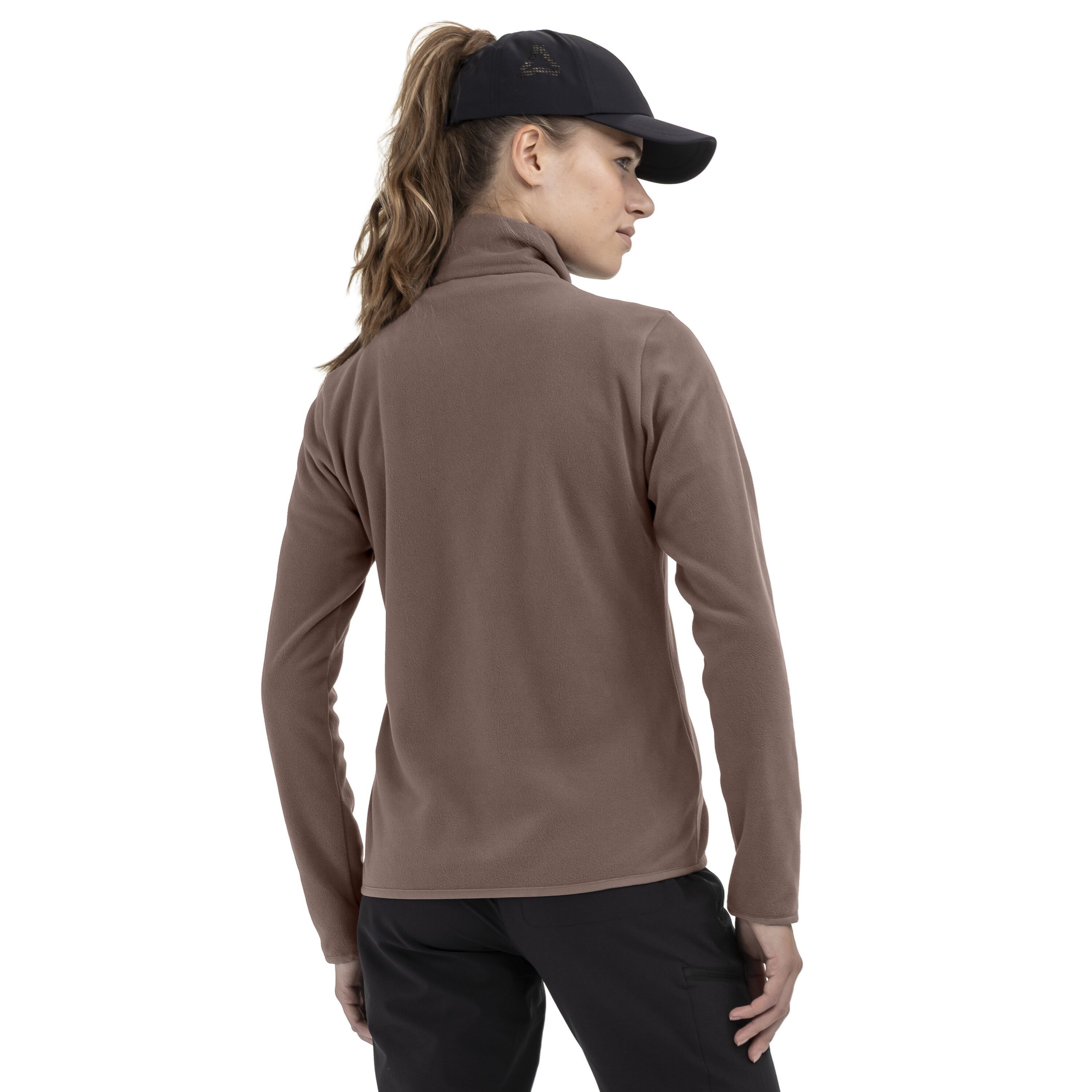 Schöffel Fleecejacke Fleece Jk Style Ash WMS hochschließender Kragen, hoch geschlossener Ausschnitt