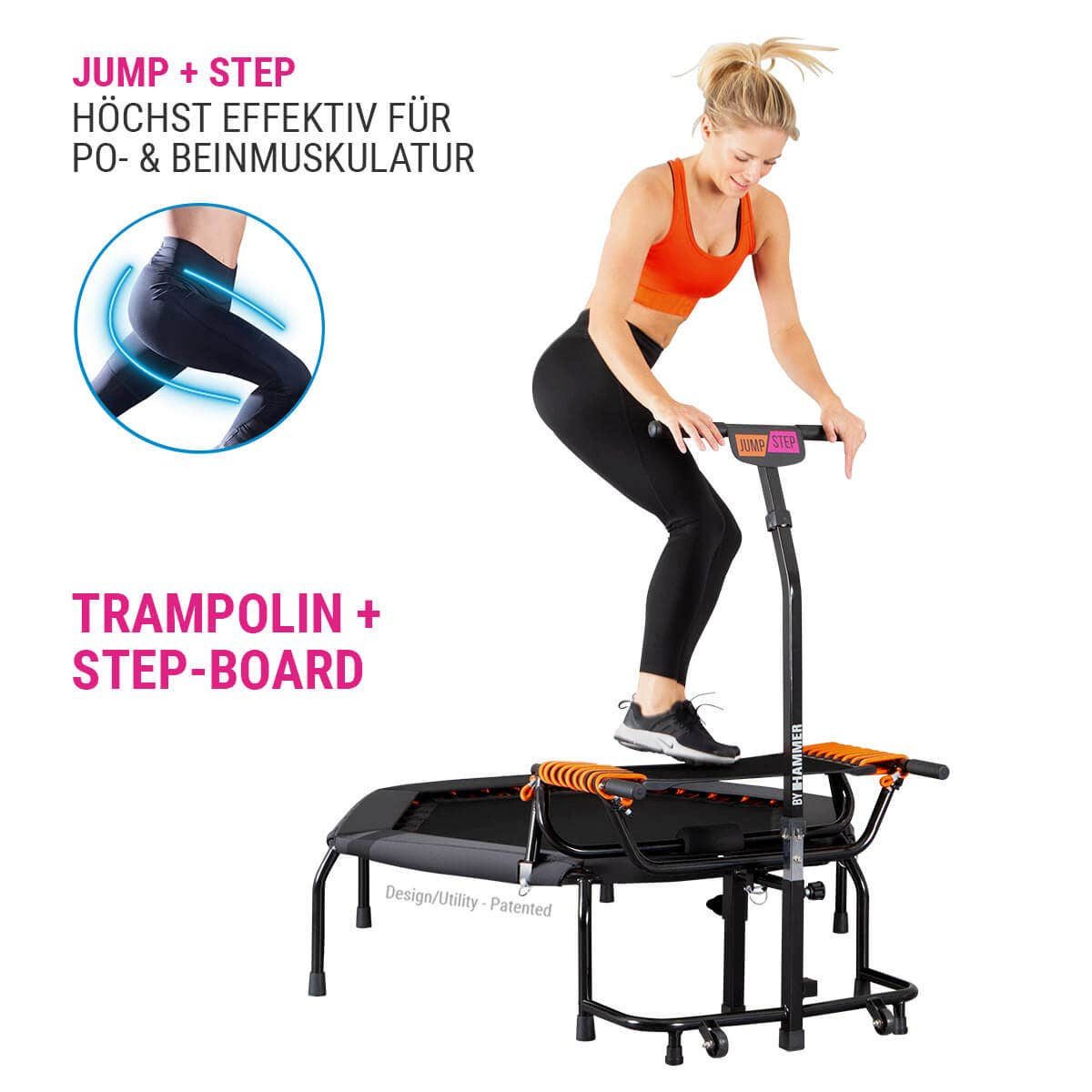 Hammer Fitnesstrampolin JumpStep
