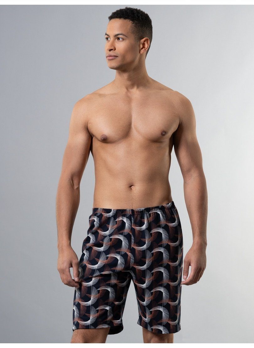 Print-Muster Shorts mit TRIGEMA Trigema abstraktem Bermudas