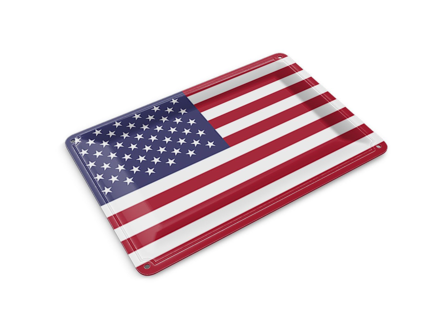Femer GmbH Postkarte Flagge Vereinigte Staaten 14x10cm United States, unfrankiert