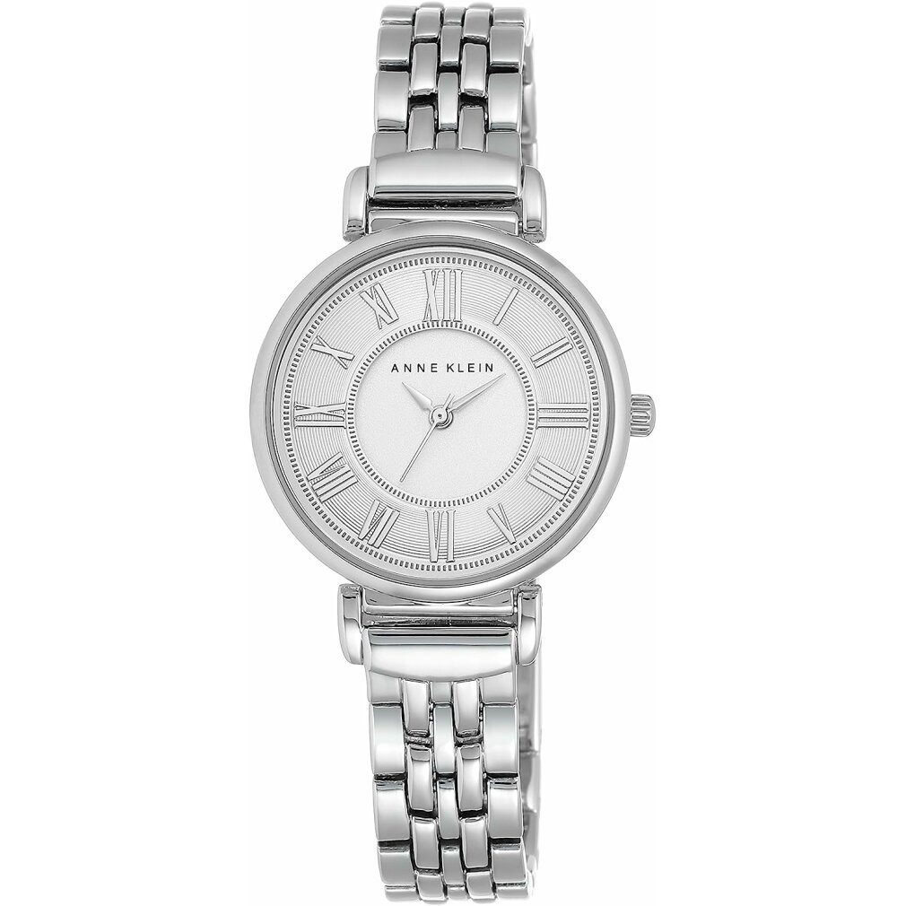 ANNE KLEIN Luxusuhr Damen Analog Quarz Uhr mit Edelstahl Armband AK/N2159SVSV