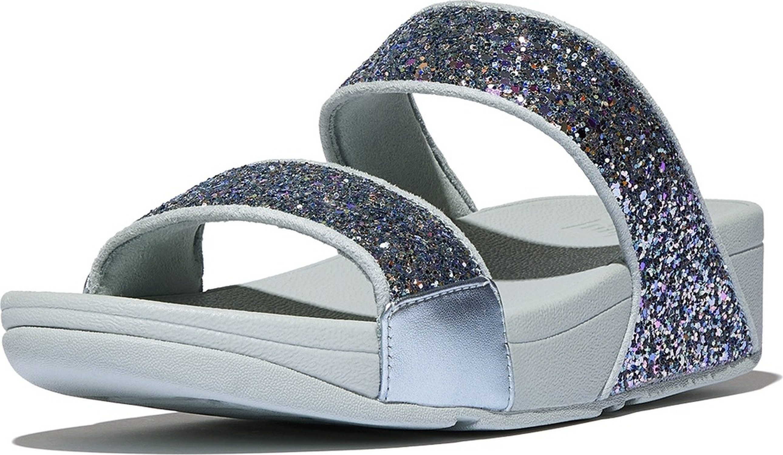 Fitflop Lulu Multi-Tonal Glitter Slides Sandale