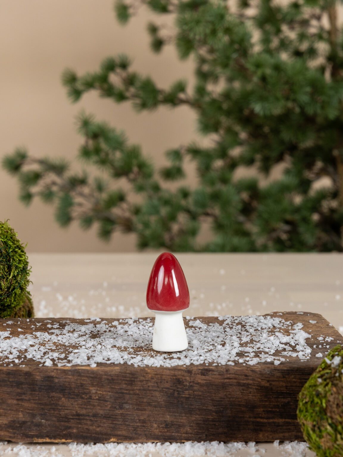 Storefactory Dekofigur Mini-Pilz aus Keramik, kleiner Deko-Pilz für Schalen & Tischdeko