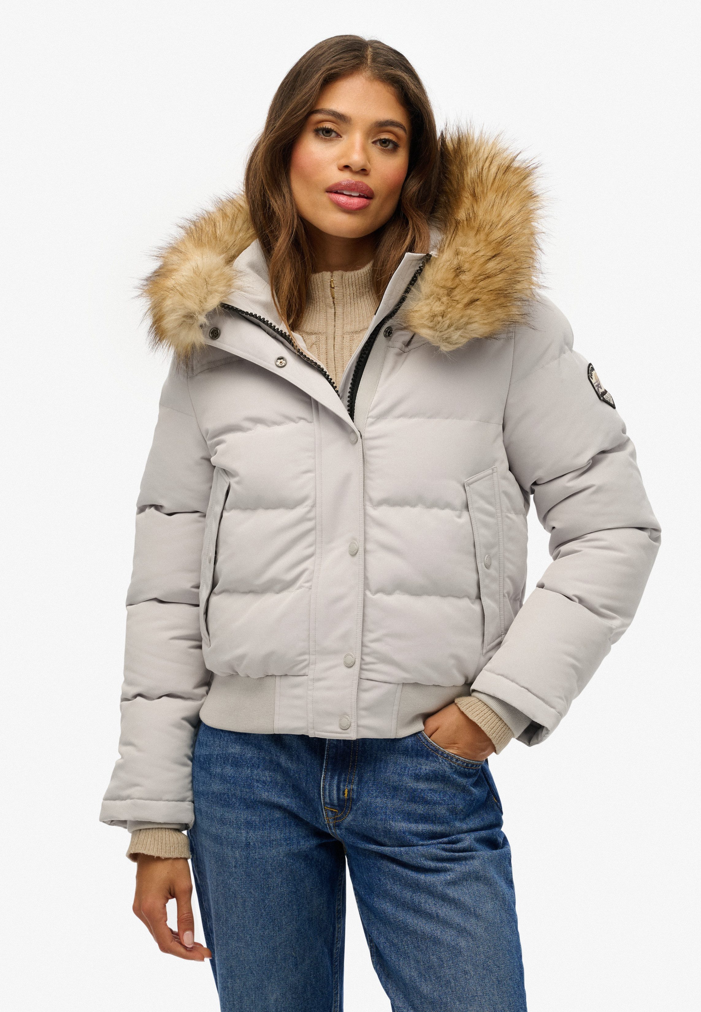 Superdry Steppjacke EVEREST HOODED BOMBER JKT günstig online kaufen