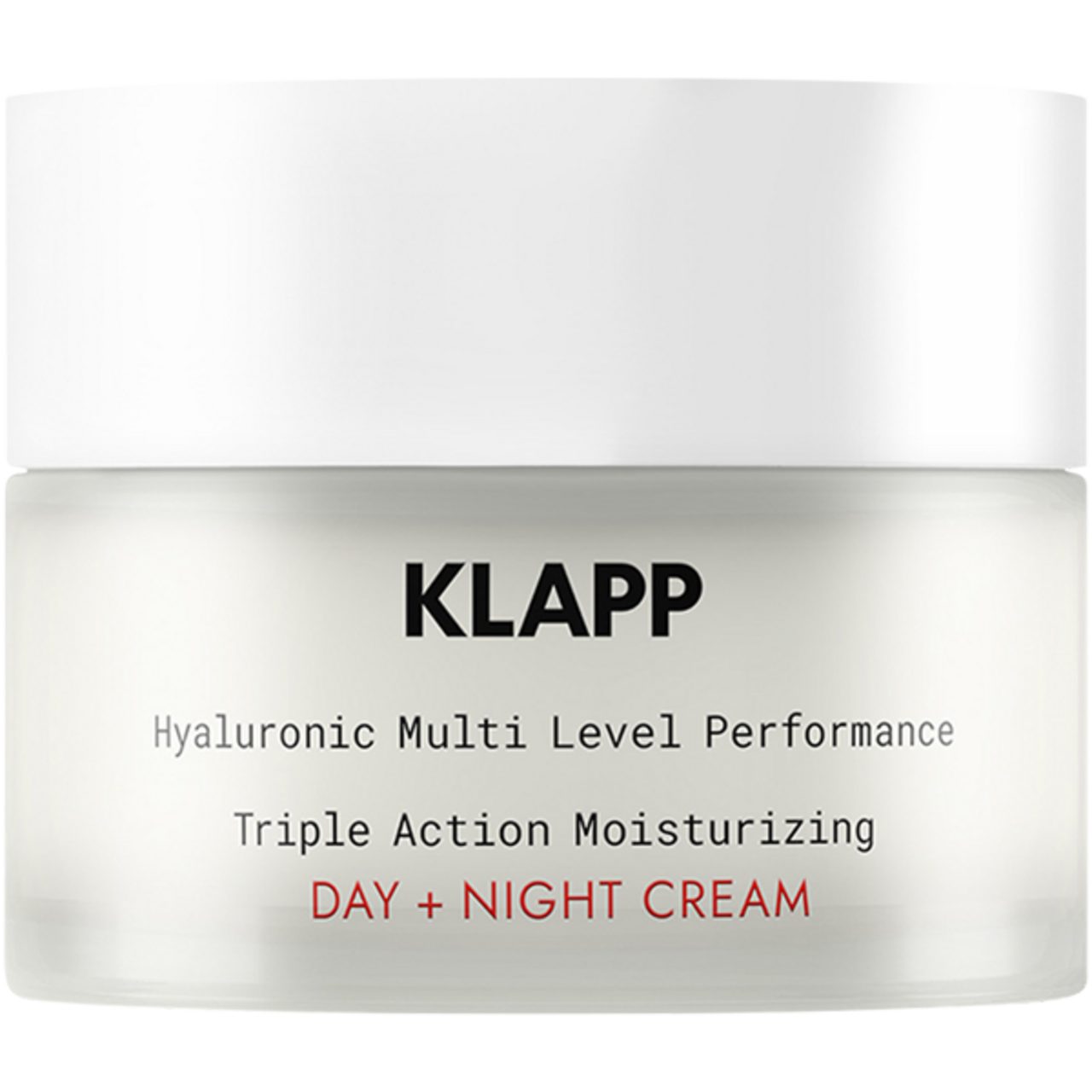 Klapp Cosmetics Tagescreme Hyaluronic Multi Level, Hyaluronsäure und Galanga Leaf Extract für lang an