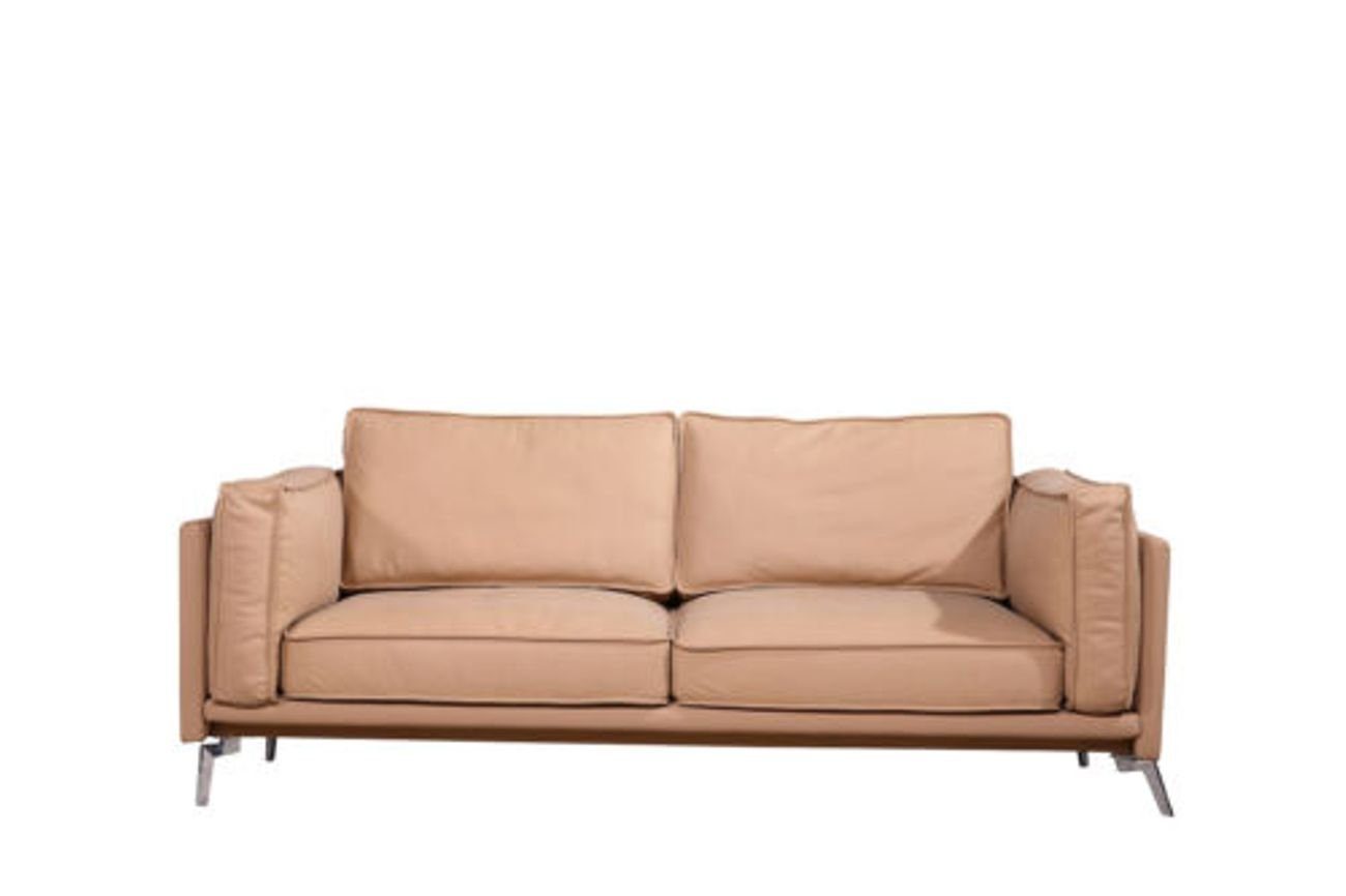 JVmoebel 3-Sitzer Brauner Dreisitzer in Moderne Couch Made Neu, Polster 3er Design Europe