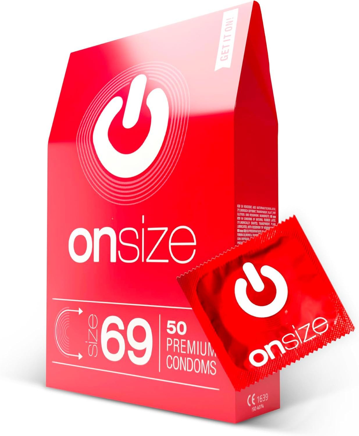 ON Condoms Kondome ONsize verschiedene Größen, perfekte Passform, Moderne Marke, faires Kondom