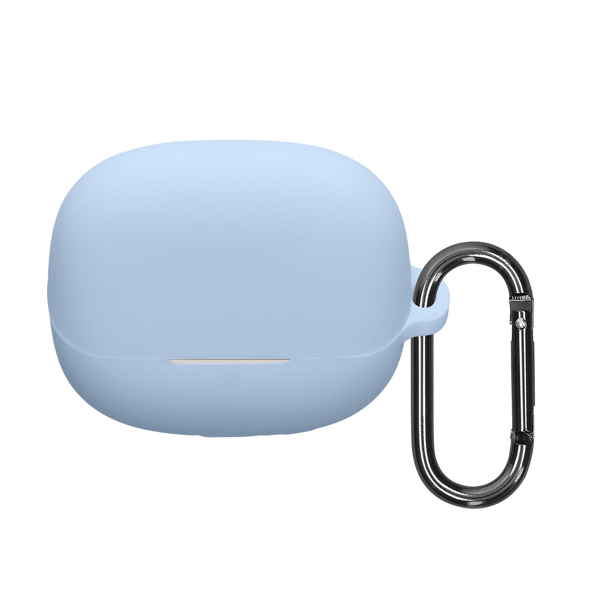 kwmobile Kopfhörer-Schutzhülle Schutzhülle für Xiaomi Buds 5 Pro Hülle, TPU Silikon Case für Kopfhörer Ladecase stoßfestes Cover mit Karabiner
