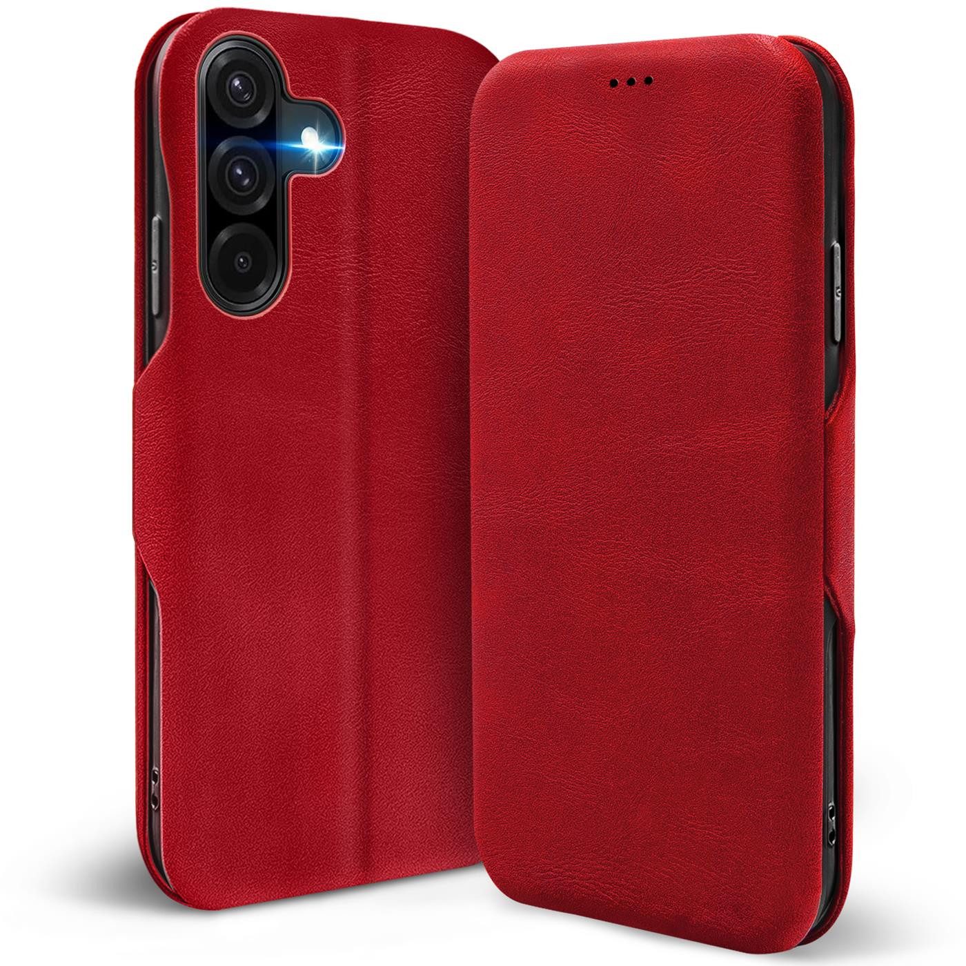 CoolGadget Handyhülle Business Premium Hülle Für Samsung Galaxy A17 5G 6,7 Zoll, Handy Tasche mit Kartenfach für Samsung A17 5G Schutzhülle