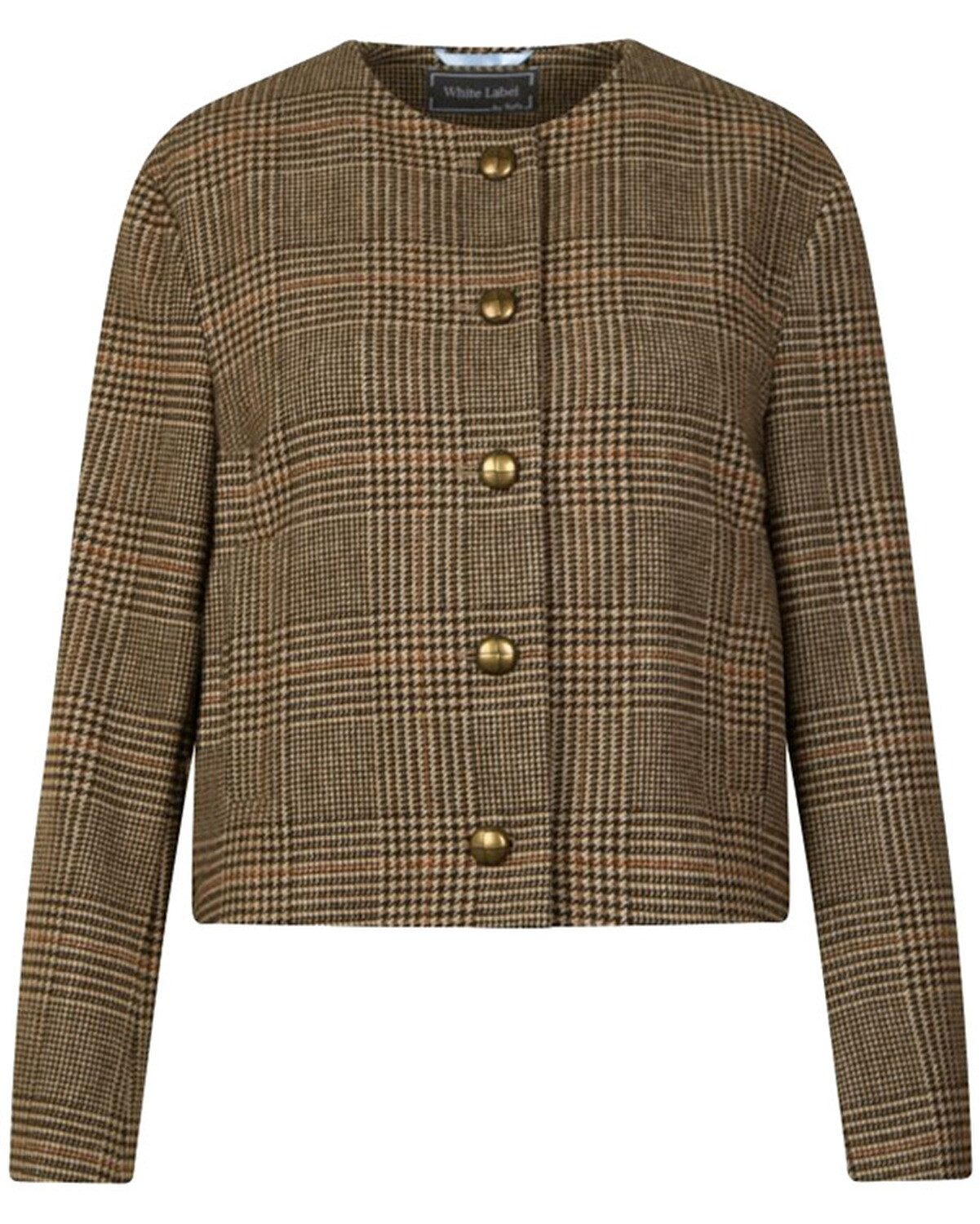 White Label Outdoorjacke Glencheck-Jacke