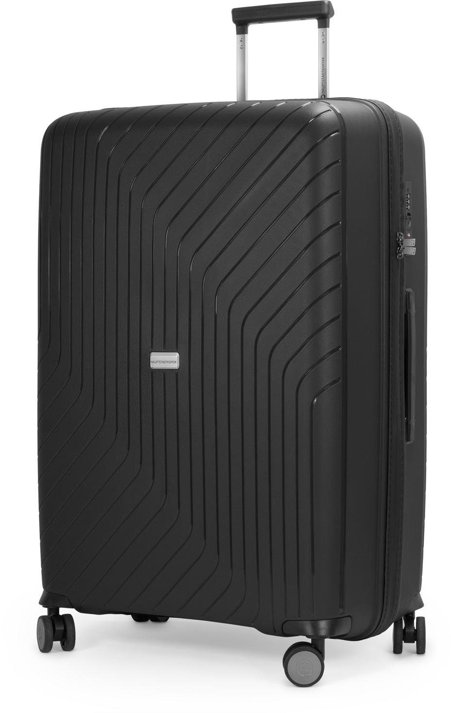 Hauptstadtkoffer Hartschalen-Trolley TXL, 76 cm, 4 Rollen, Hartschalen-Koffer Reisekoffer Koffer groß Reisegepäck TSA Schloss