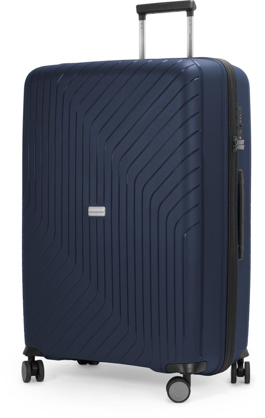 Hauptstadtkoffer Hartschalen-Trolley TXL, 76 cm, 4 Rollen, Hartschalen-Koffer Reisekoffer Koffer groß Reisegepäck TSA Schloss