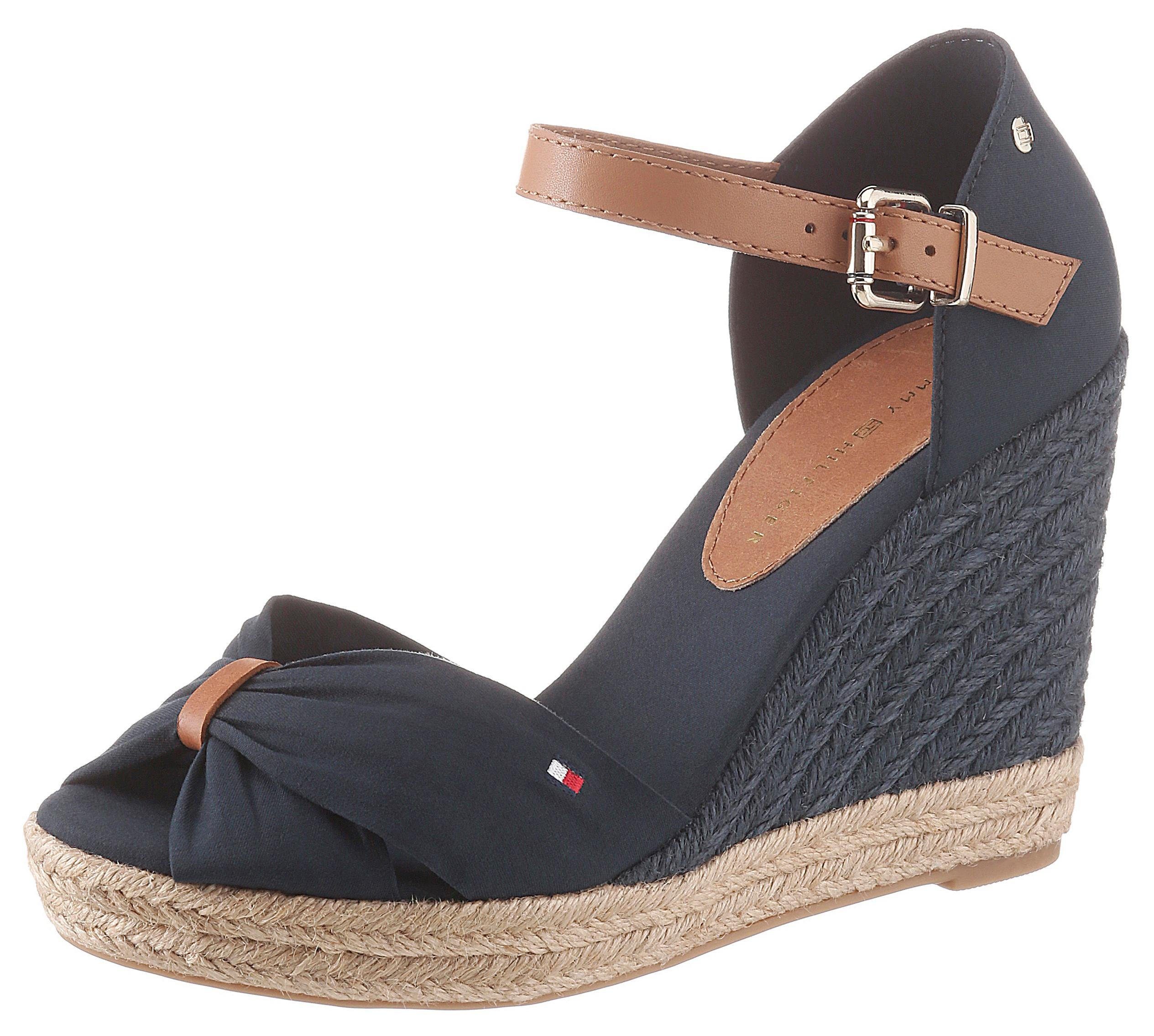 tommy hilfiger basic open toe wedge