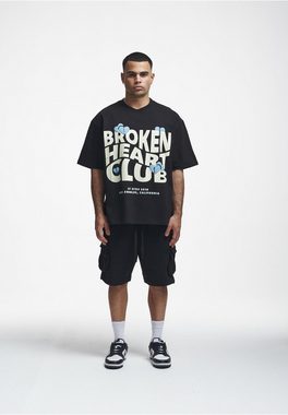 2Y Studios T-Shirt 2Y Studios Herren 2Y Broken Heart Club Oversize Tee (1-tlg)