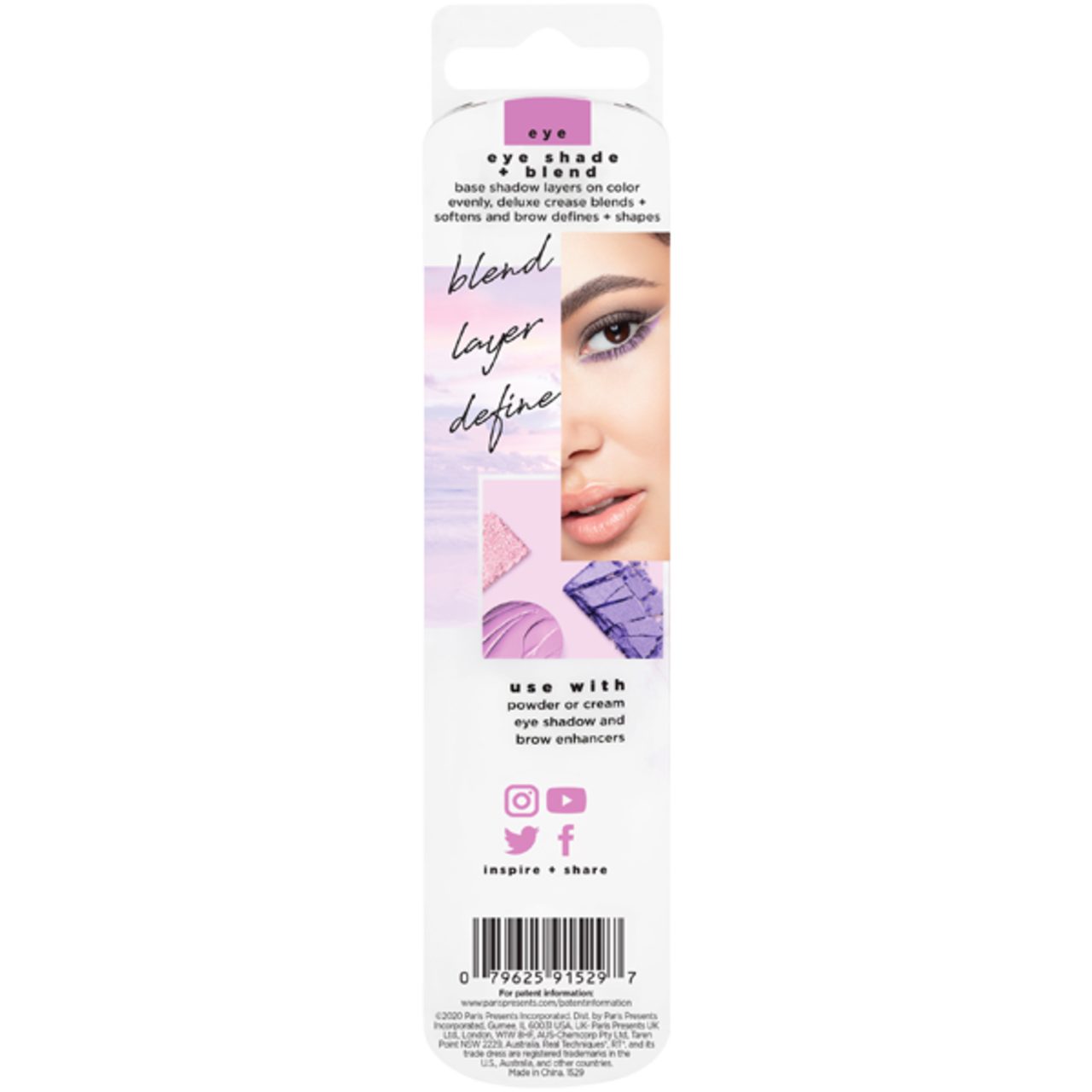 Real Techniques Lidschattenpinsel Eyes Eye Shade + Blend