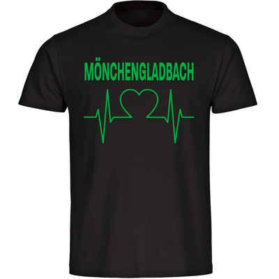 multifanshop T-Shirt Kinder Mönchengladbach - Herzschlag - Boy Girl