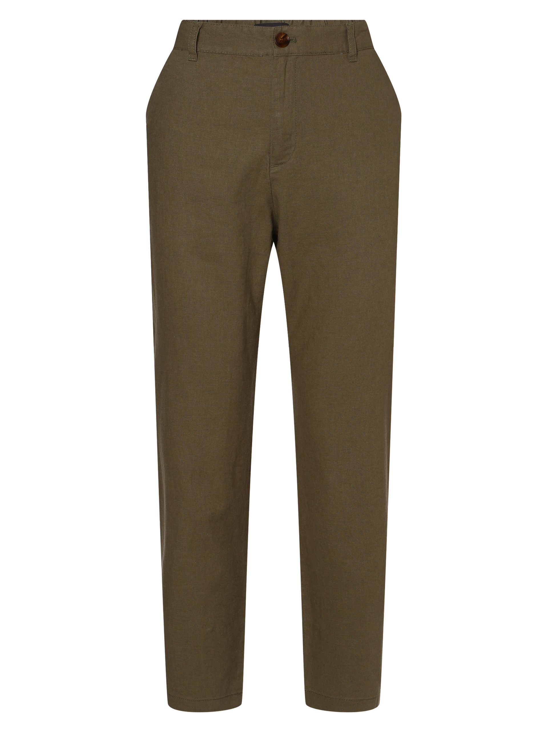 Bundfaltenhose Callegari khaki Franco