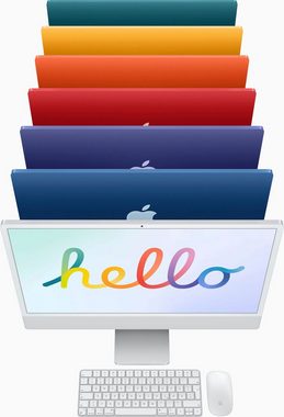 Apple iMac 24" mit 4,5k Retina Display Z13K iMac (24 Zoll, Apple, 16 GB RAM, 512 GB SSD, Luftkühlung)