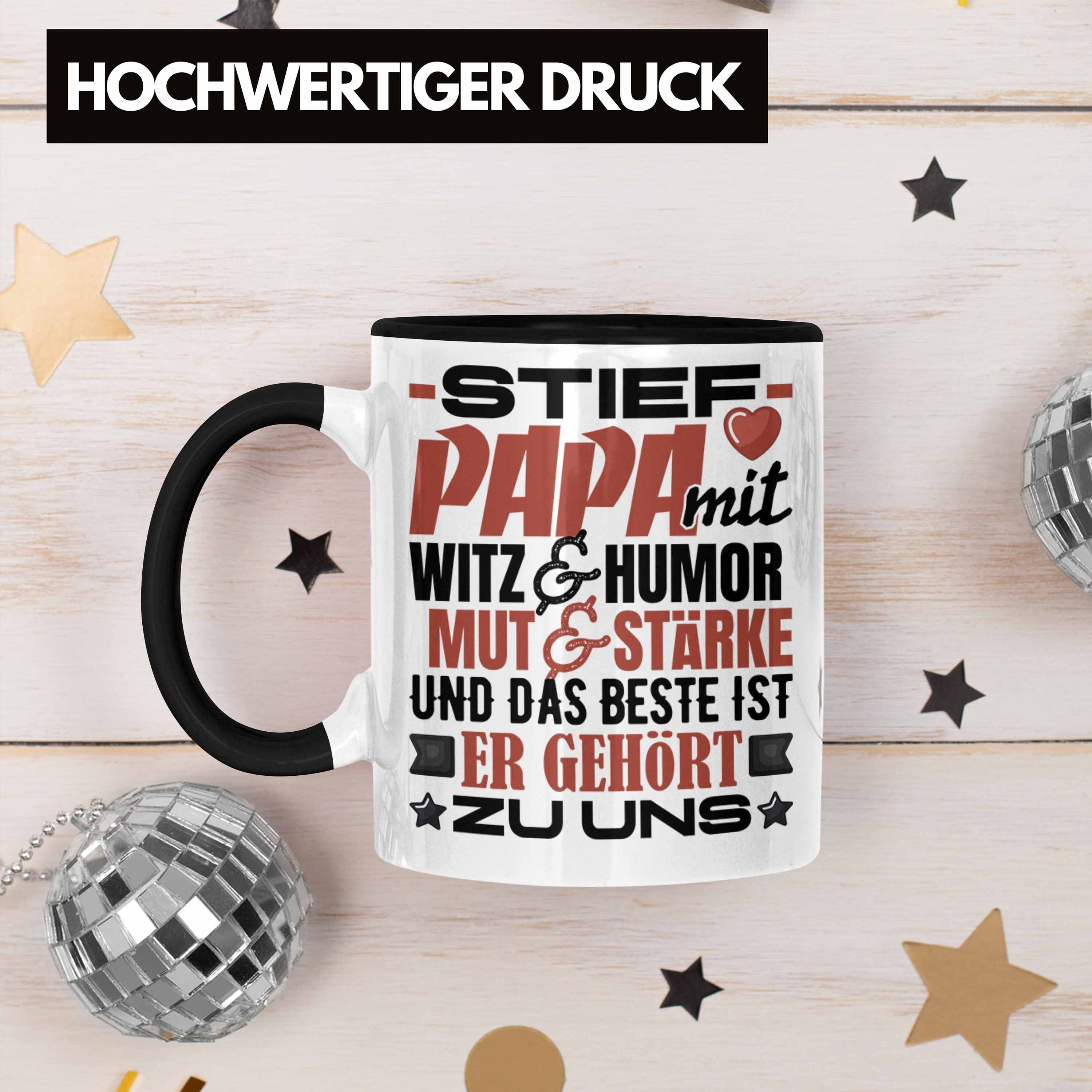 Er Kindern Stiefvater Geschenk Spruch von an Schwarz Kinder Tasse Trendation Tasse Stiefvater