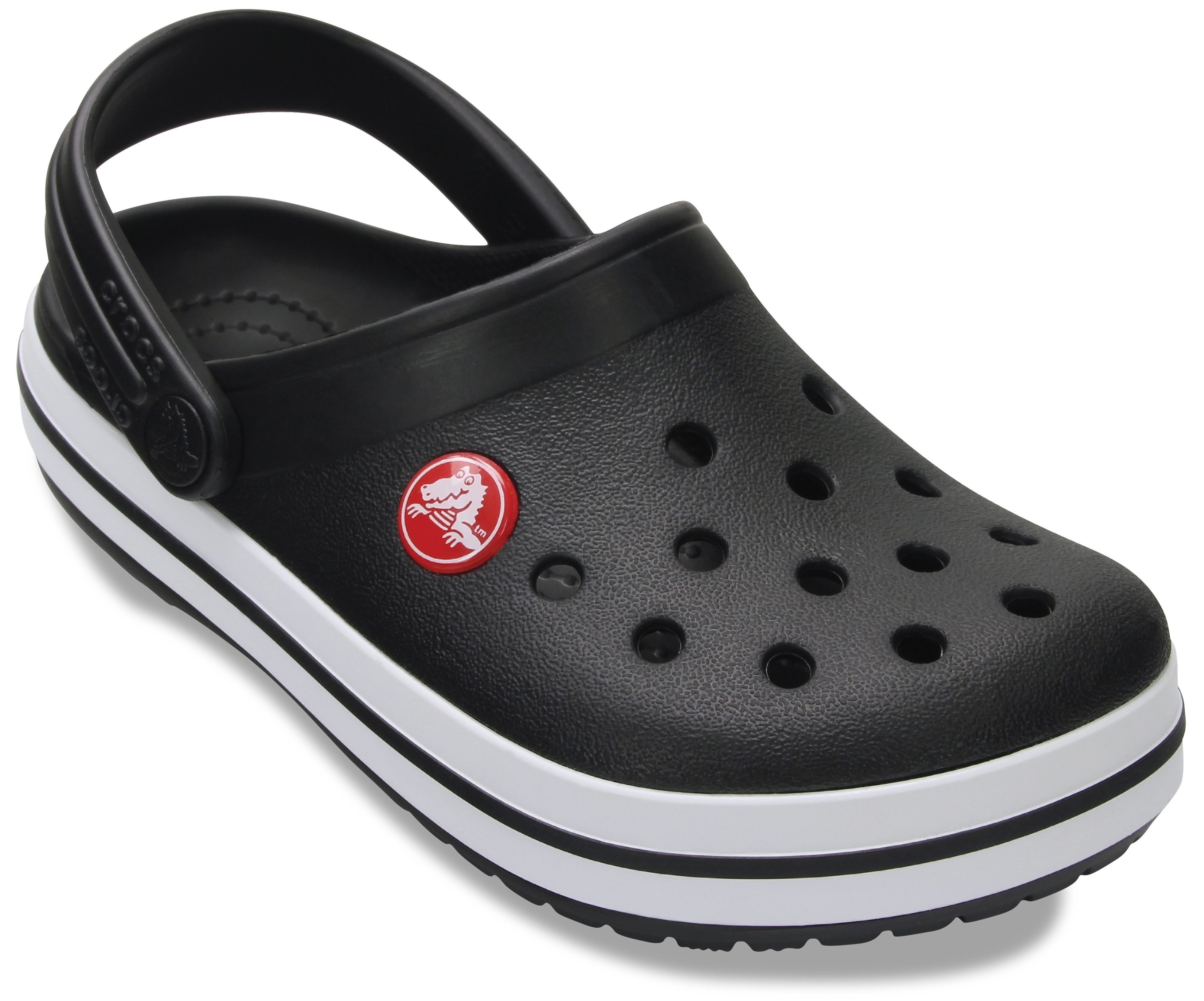 Crocs Crocband Clog K Clog Sommerschuh, Schlappen, Hausschuh, Badeschuh mit Kontrast-Akzenten