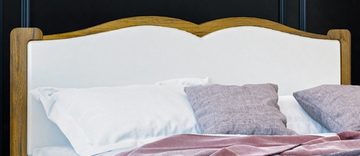 Feldmann-Wohnen Komplettschlafzimmer Tiffany, (1 Doppelbett 160x200cm, 1 Bettkasten, 1 Kleiderschrank, 2 Nachttische, 4-St., mit Soft-Close-Funktion, Französischer Landhaus-Stil), 5-teilig Weiß Eiche Provence