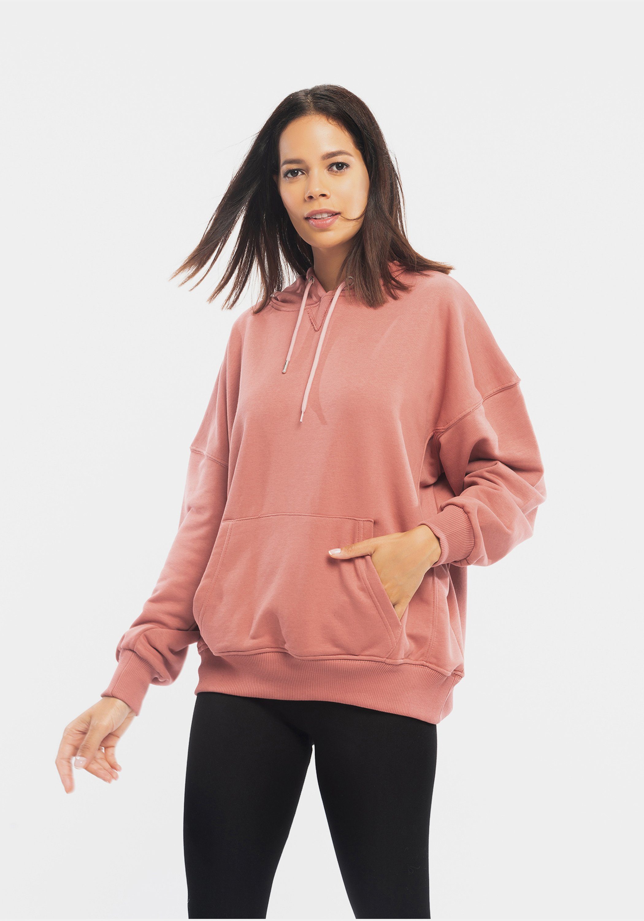 Tom Barron Kapuzensweatshirt mit Tasche und Tunnelzug