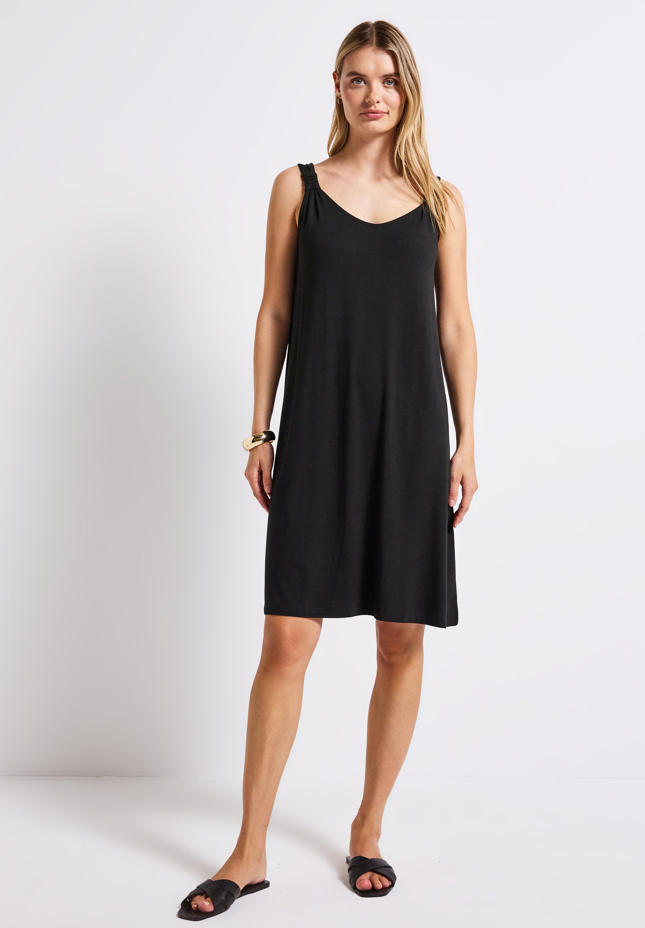 STREET ONE Jerseykleid in Unifarbe günstig online kaufen