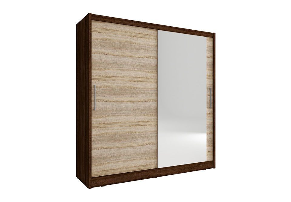 JVmoebel Kleiderschrank Mehrzweck Regale 180cm Schrank Regal Aufbewahrungs Kleiderschrank Beige/Braun | Kleiderschränke