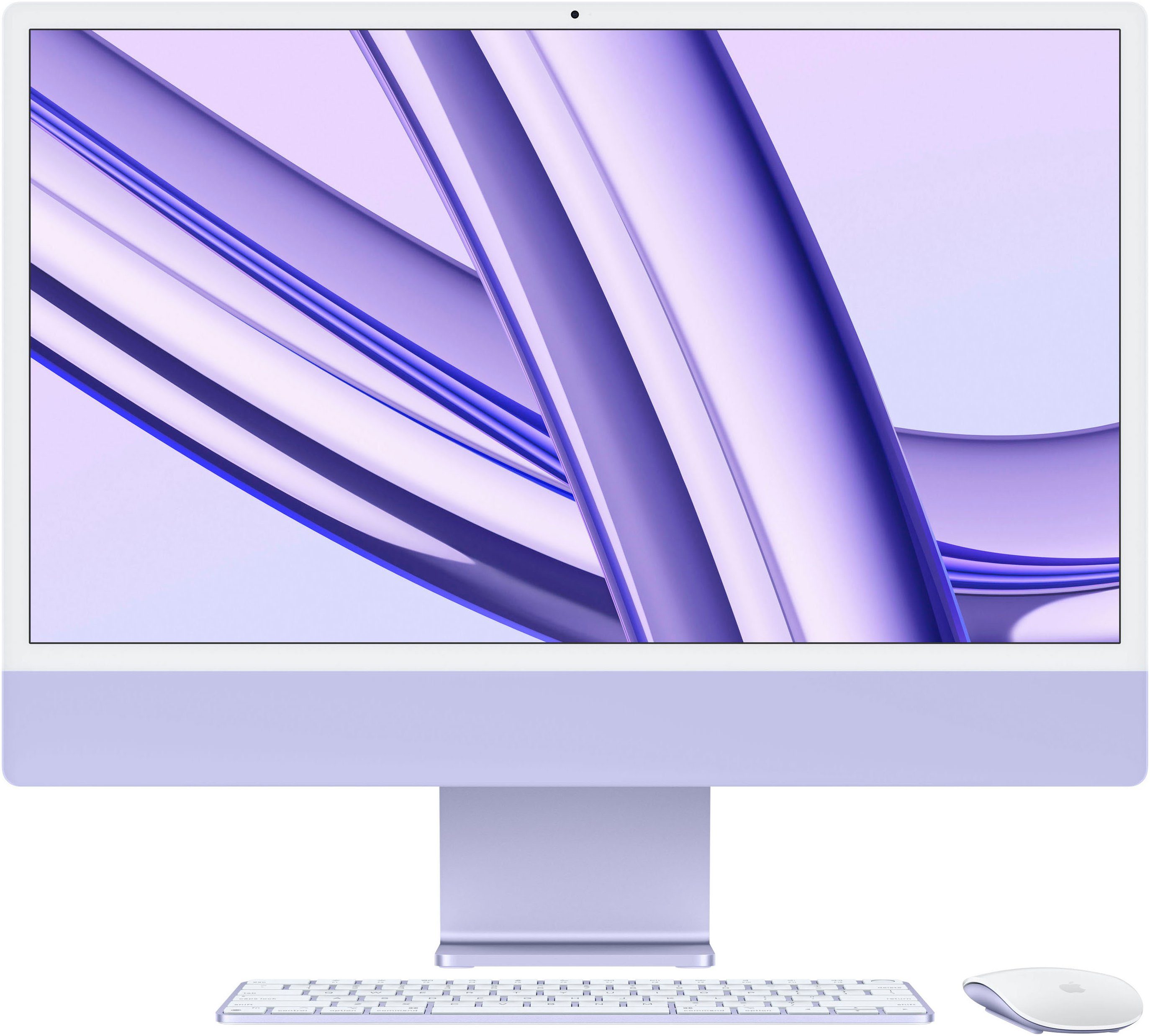 Apple iMac 24" iMac (23,5 Zoll, Apple Apple M3 M3, 10‑Core GPU, 16 GB RAM, 512 GB SSD)