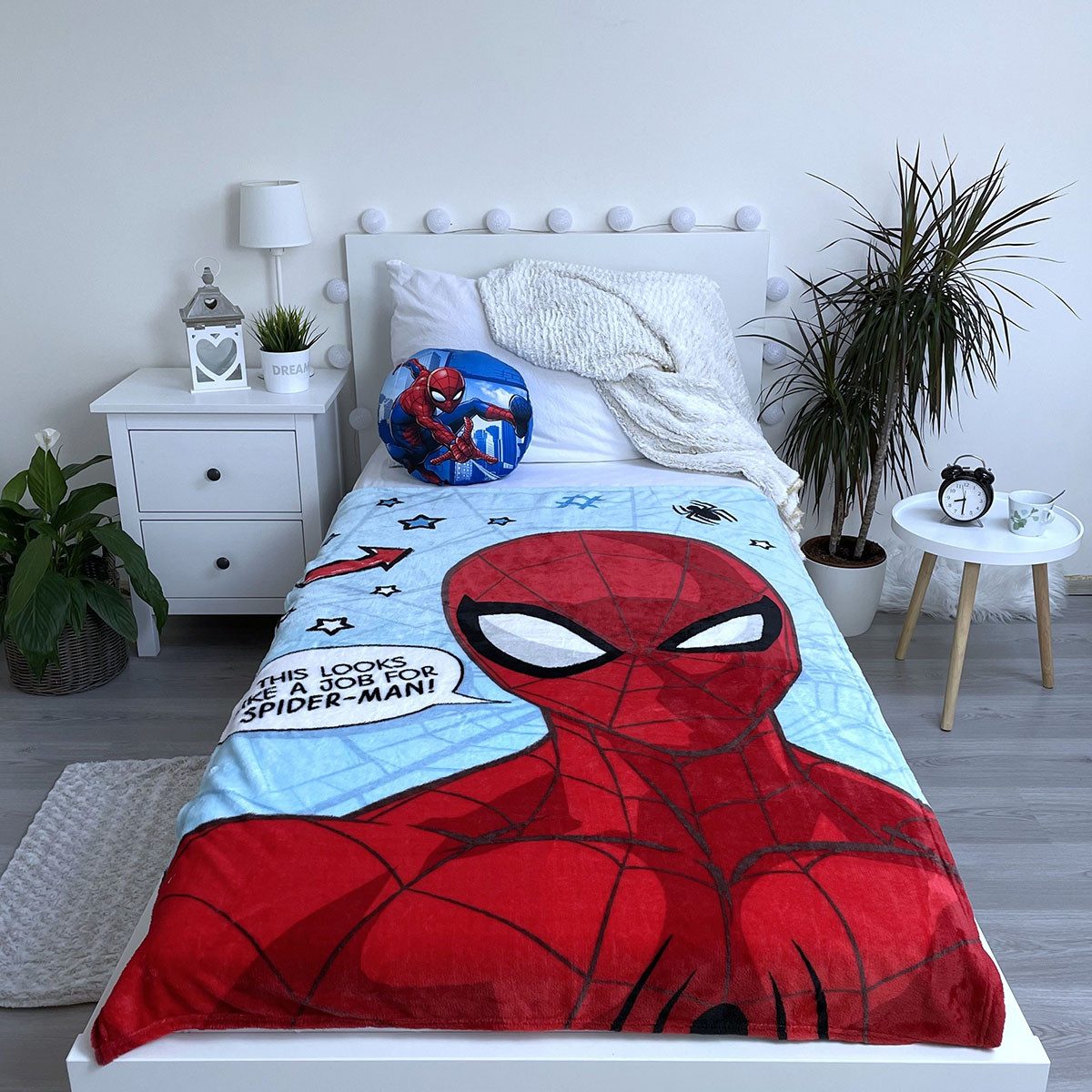 Kinderdecke Marvel Spider-Man Fleecedecke Schmusedecke 100 x 150 cm Polyester, MARVEL