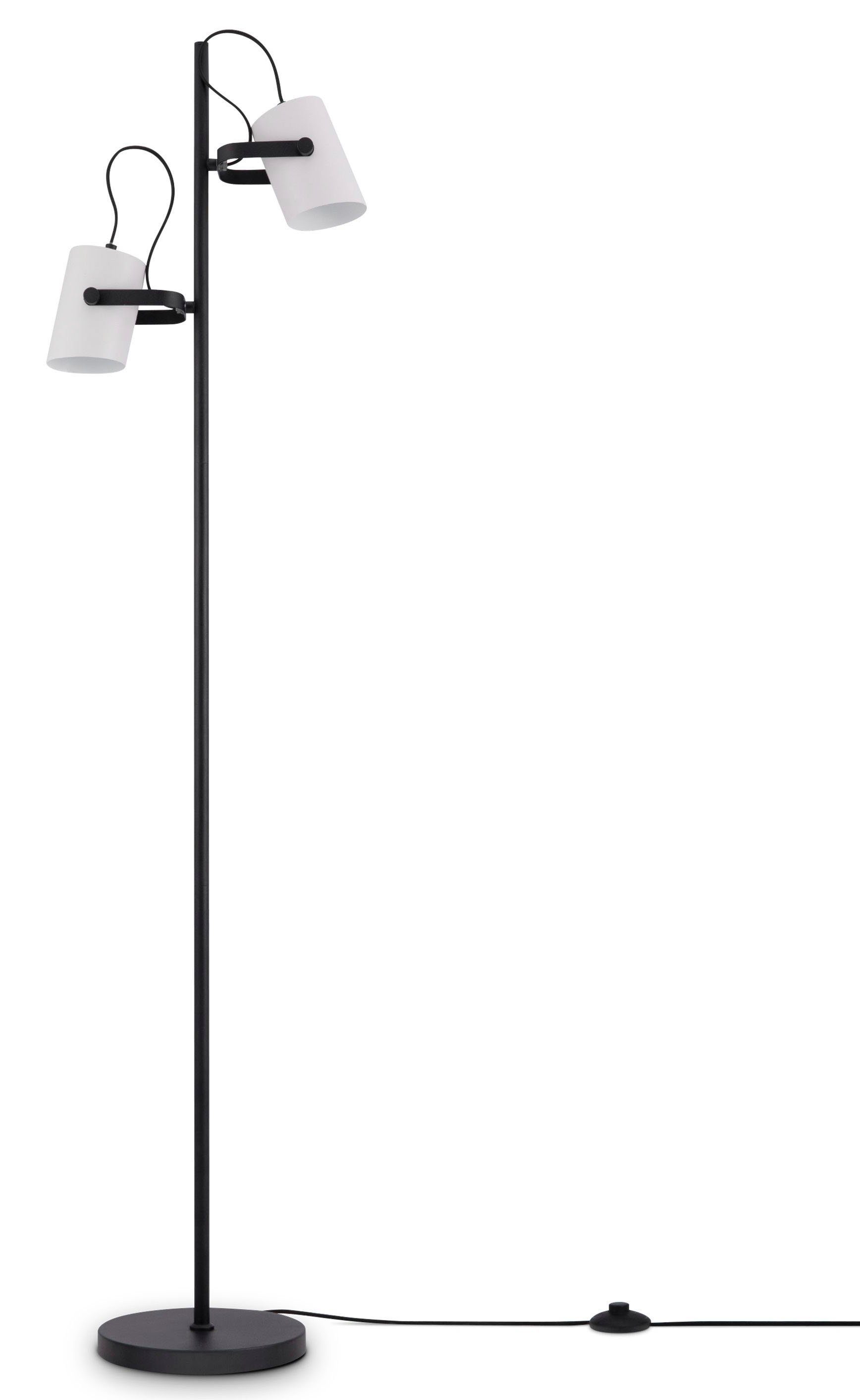 Paco Home Stehlampe KARL, ohne Leuchtmittel, mit kompatiblen Dimmer und Leuchtmittel
