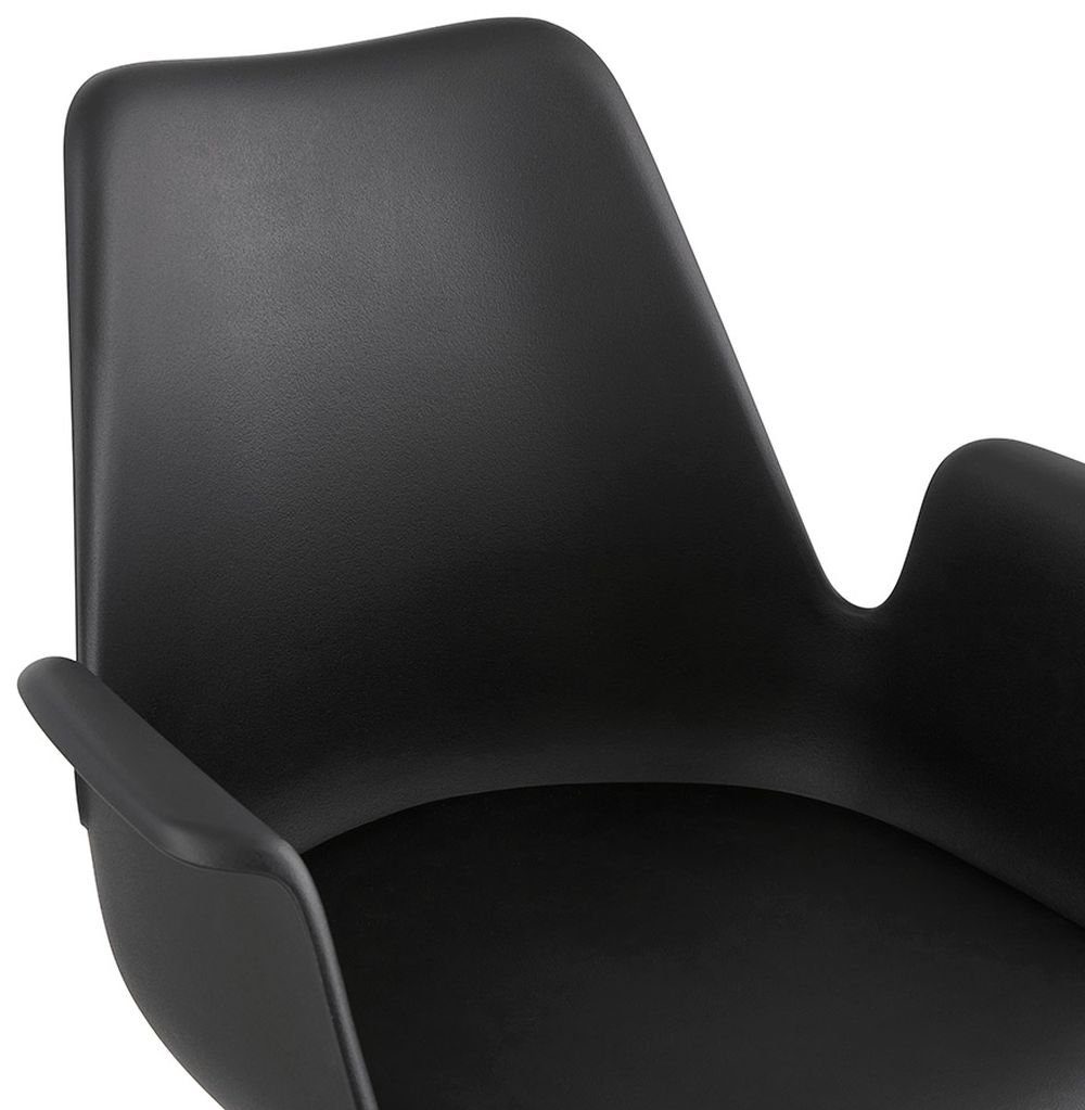 PANGU DESIGN Plastic (black,natural) KADIMA Sessel Weiß Esszimmerstuhl Schwarz Polym