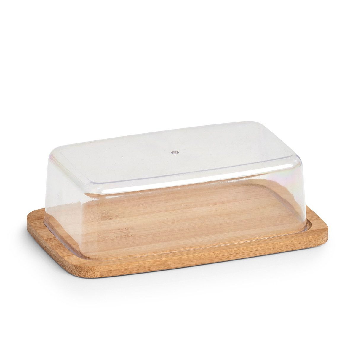 Zeller Present Butterdose Butterdose mit Bambusbrett, 19 x 12 cm, ZELLER - ZELLER, (einzeln, 2-tlg)