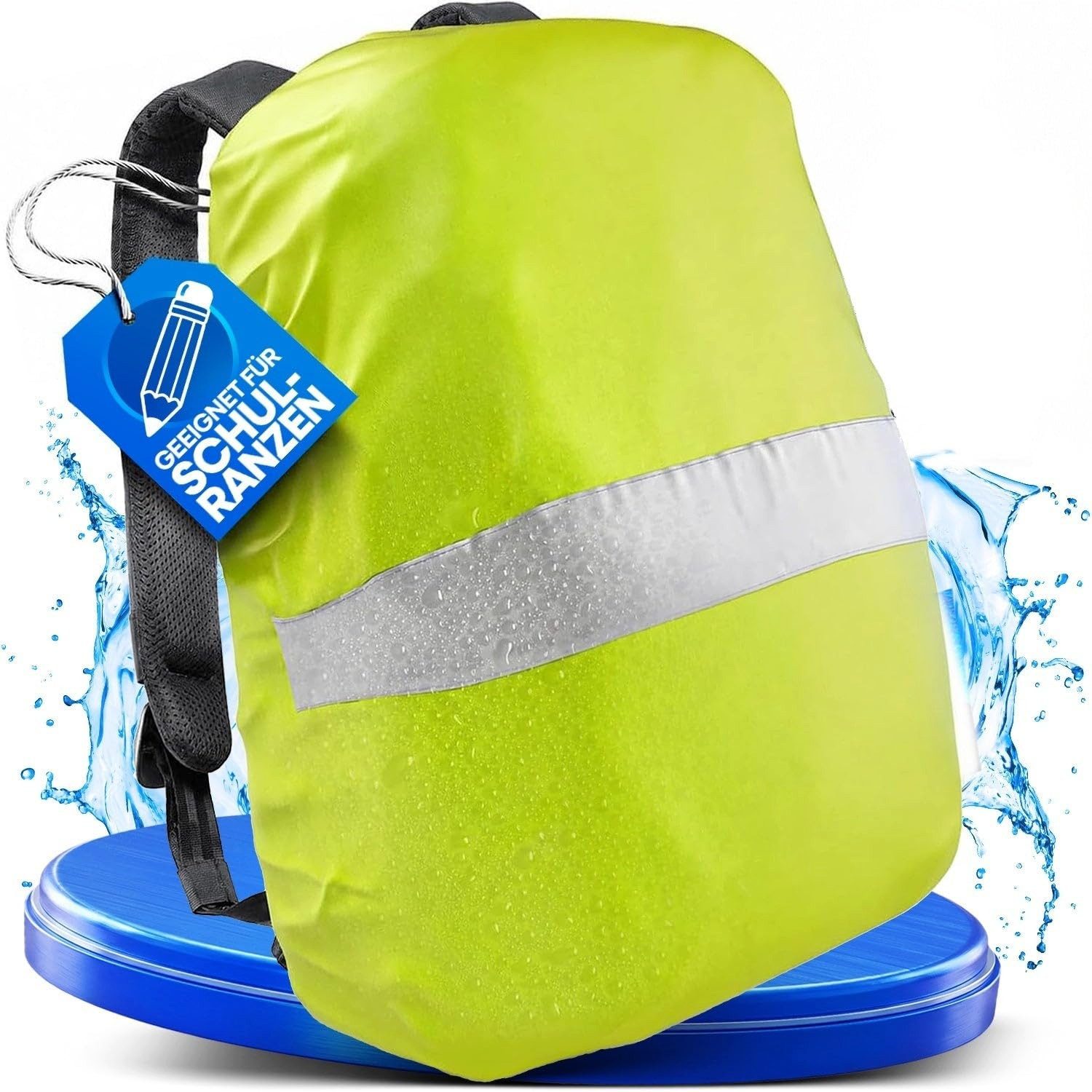 Nextcover Rucksack-Regenschutz Nextcover® Universeller Regenschutz für Rucksack & Schulranzen