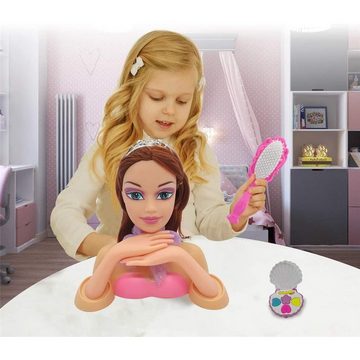 Jamara Frisierkopf Emma Beauty, mit Haarzubehör, Rollenspiel für Mädchen ab 3 Jahren