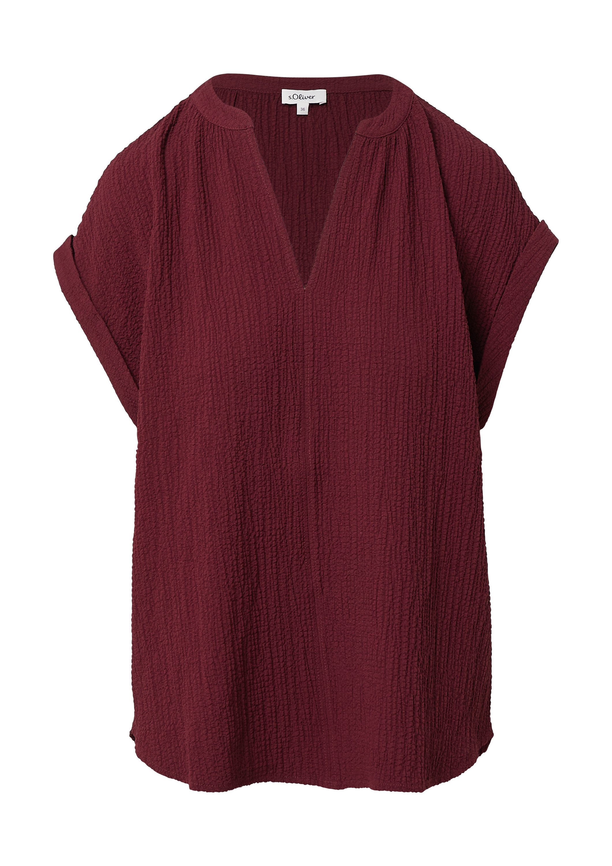 s.Oliver Blusentop Bluse Strukturierte Bluse aus günstig online kaufen