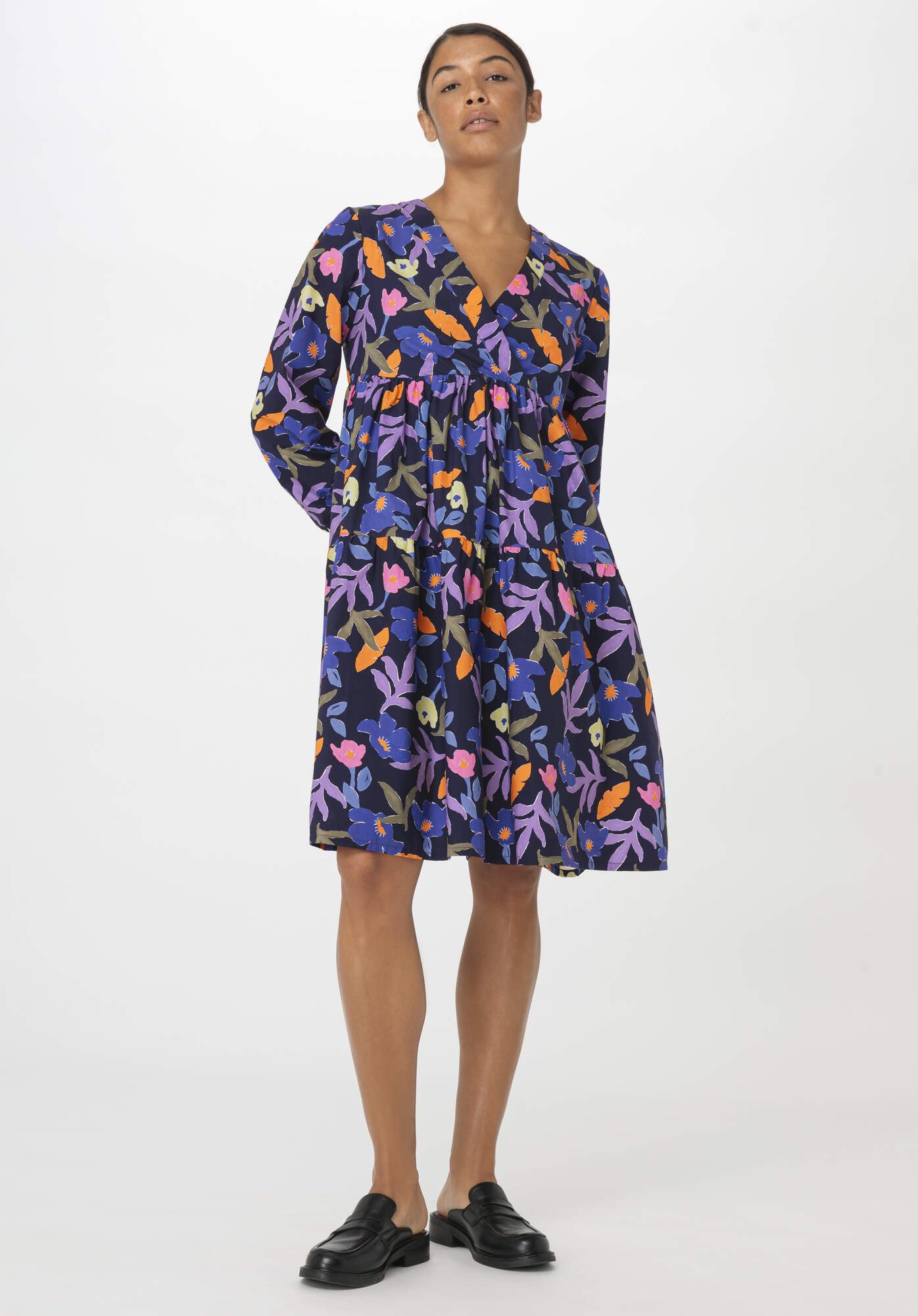 Hessnatur A-Linien-Kleid Popeline Mini Relaxed aus günstig online kaufen