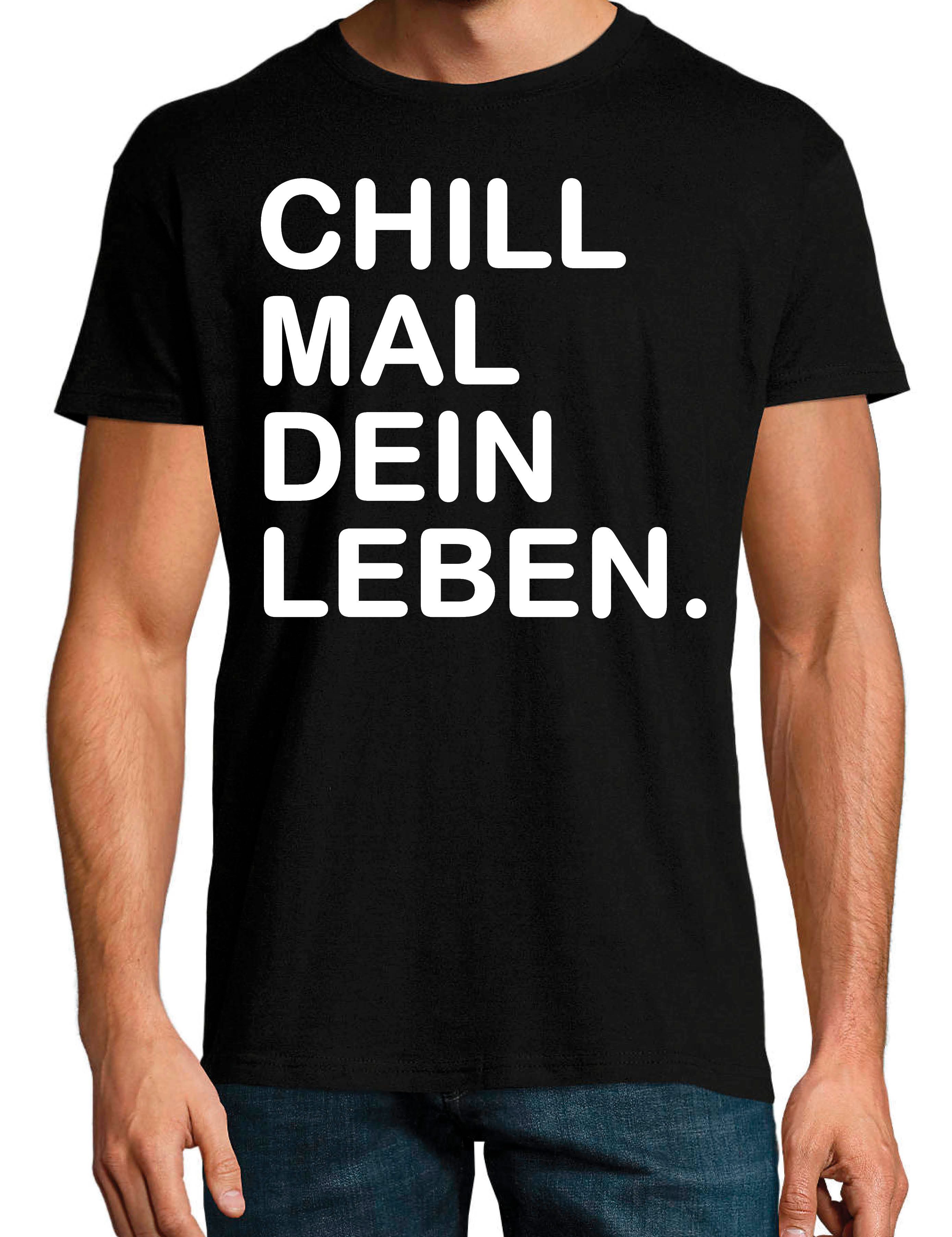 Youth Designz Print-Shirt Herren T-Shirt "Chill mal dein Leben" lustig Prin günstig online kaufen