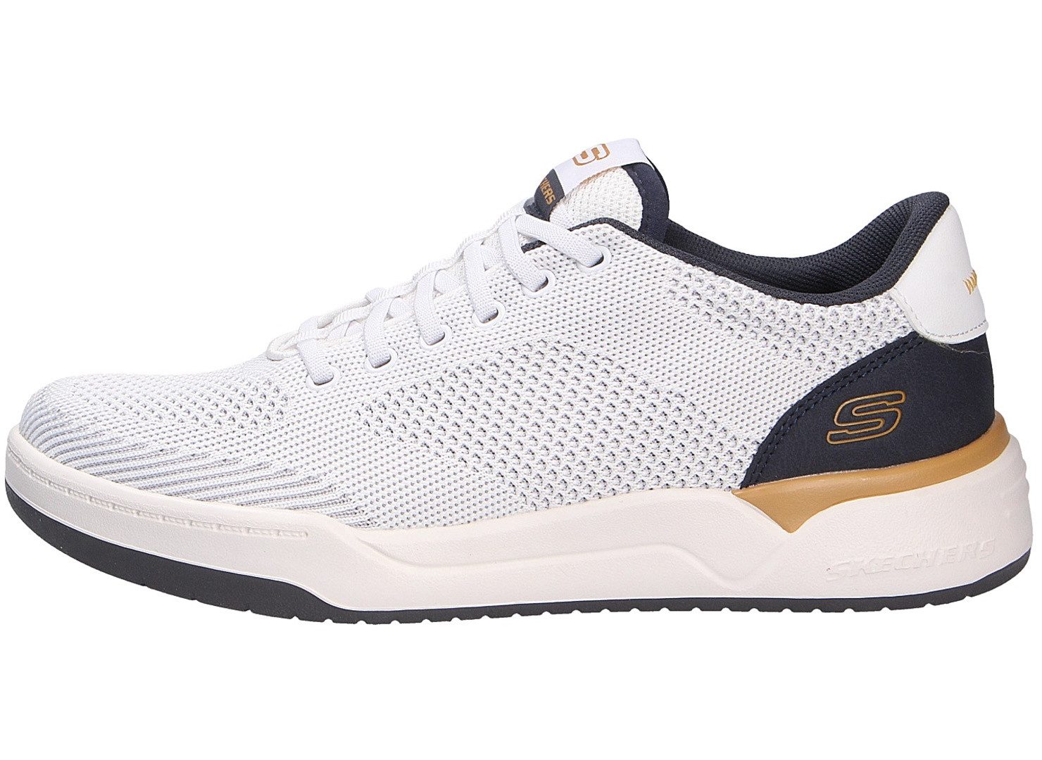 Skechers Skechers Herren Halbschuh CORLISS weiß Größe Sneaker