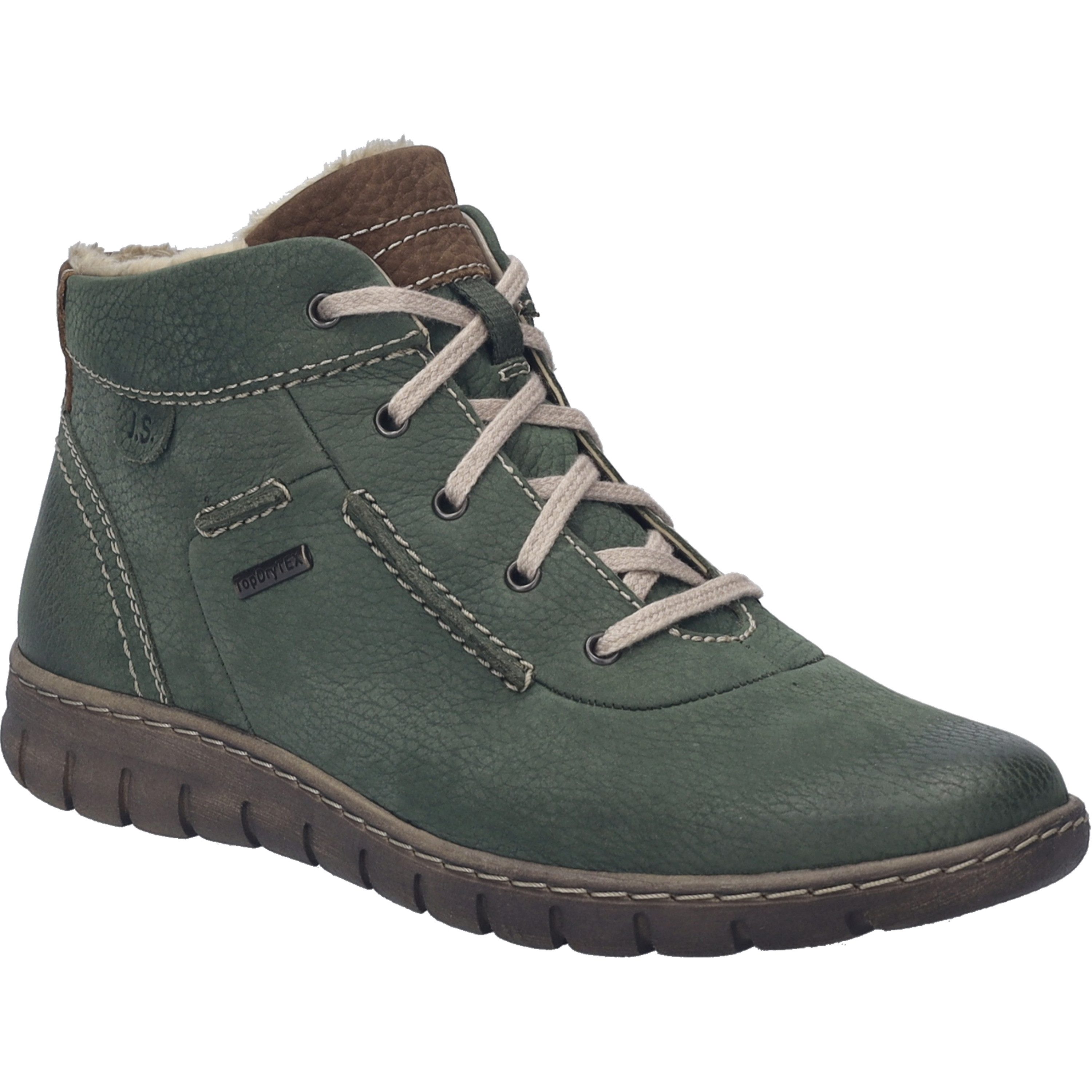 Josef Seibel Steffi 53, grün Stiefelette