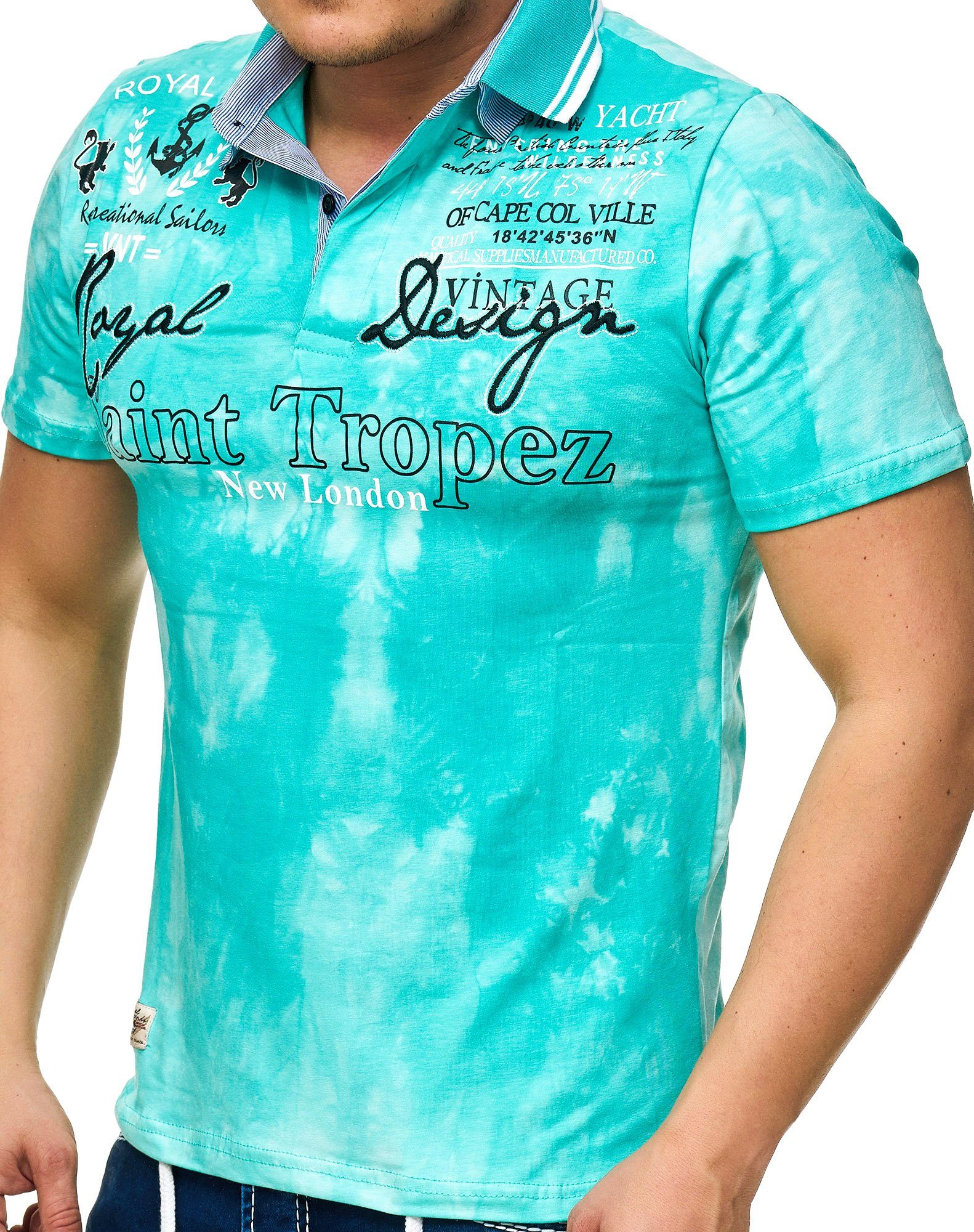 L.gonline Poloshirt Herren Polo Shirt Royal günstig online kaufen