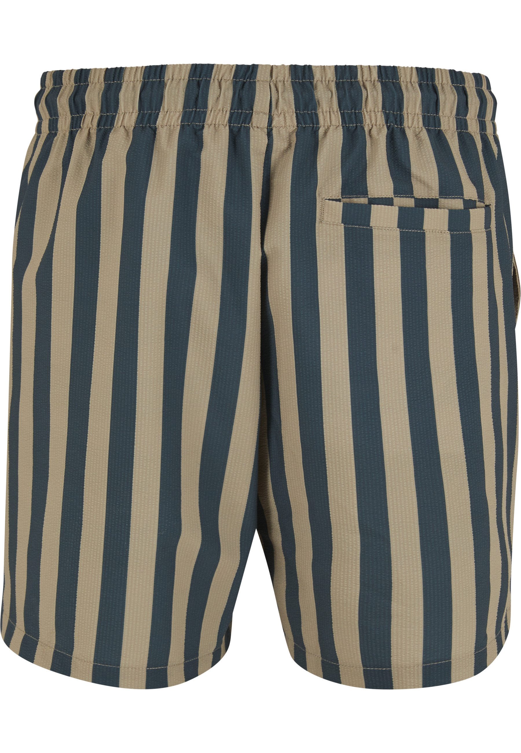 URBAN CLASSICS Badeshorts Urban Classics Striped Seersucker Swim Shorts
