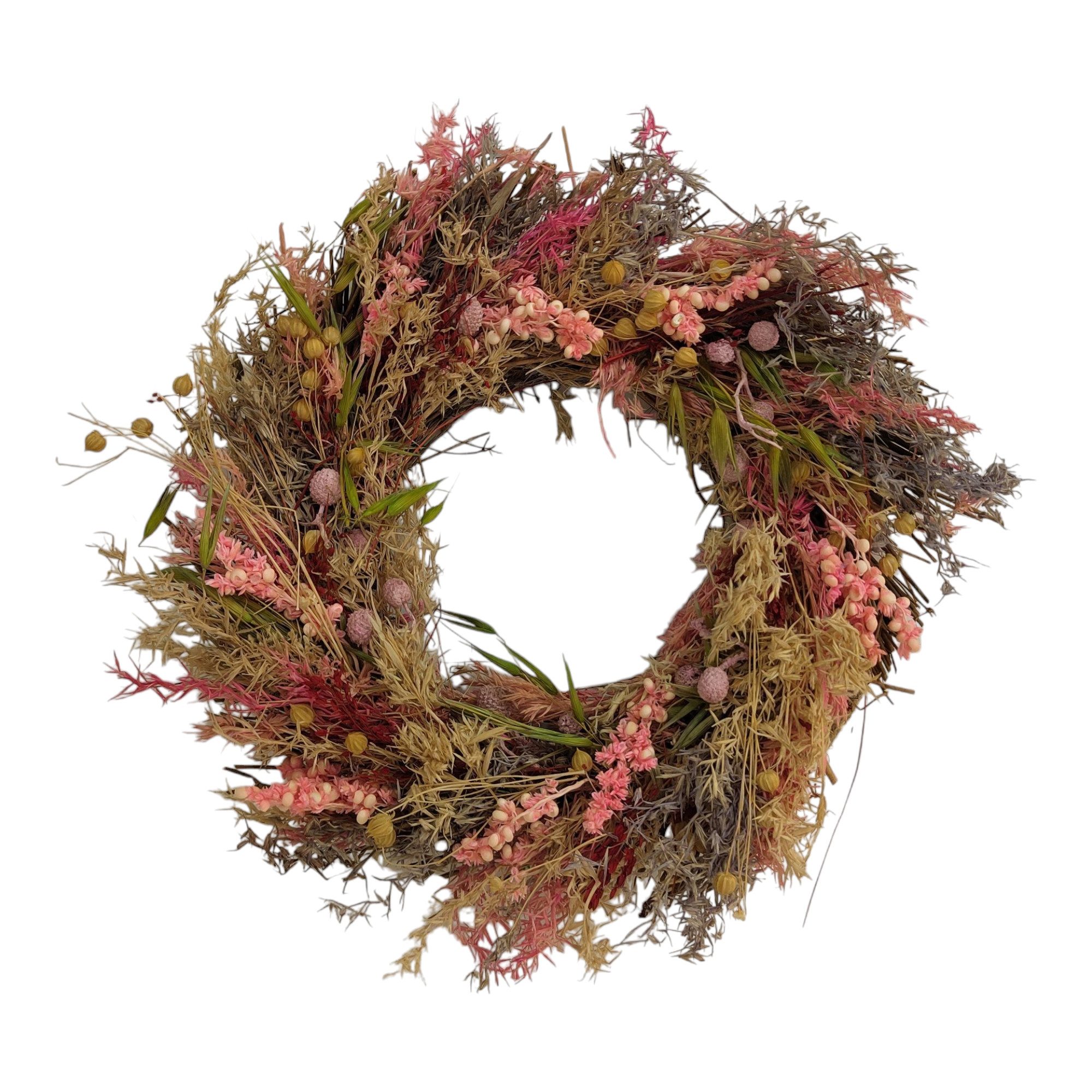 sesua Dekokranz Trockenblumenkranz Dekokranz Herbst Ø 24cm natur kein Plast günstig online kaufen