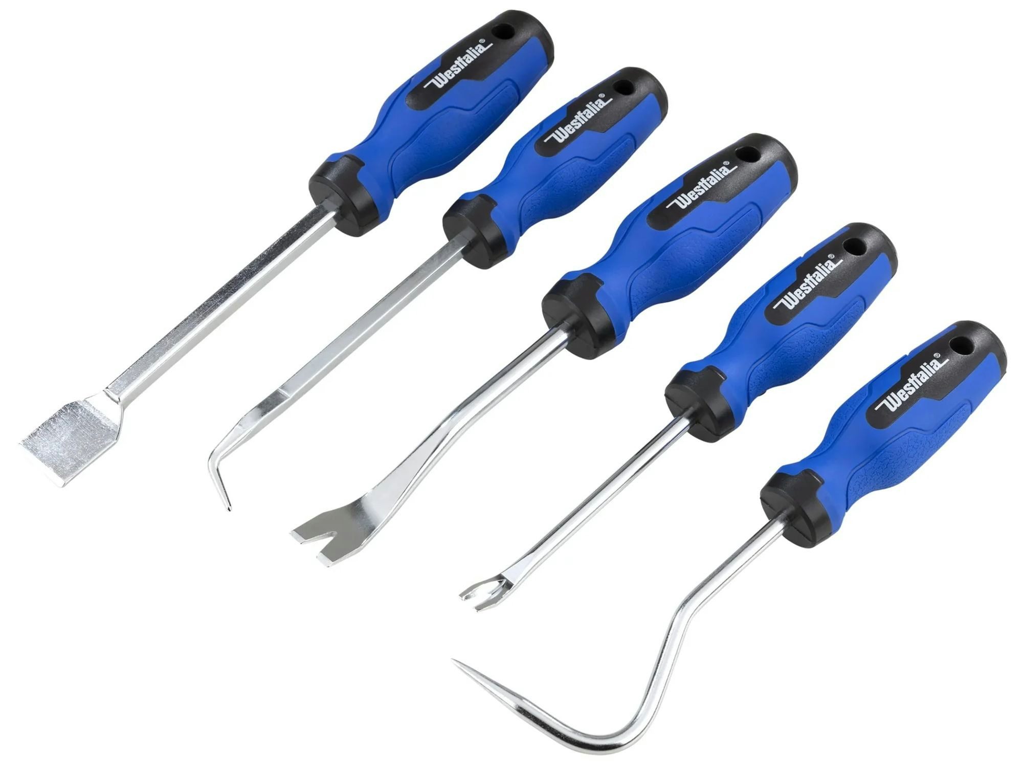 Westfalia Werkzeug Demontagewerkzeug Hebel- und Lösewerkzeug - 5 teilig