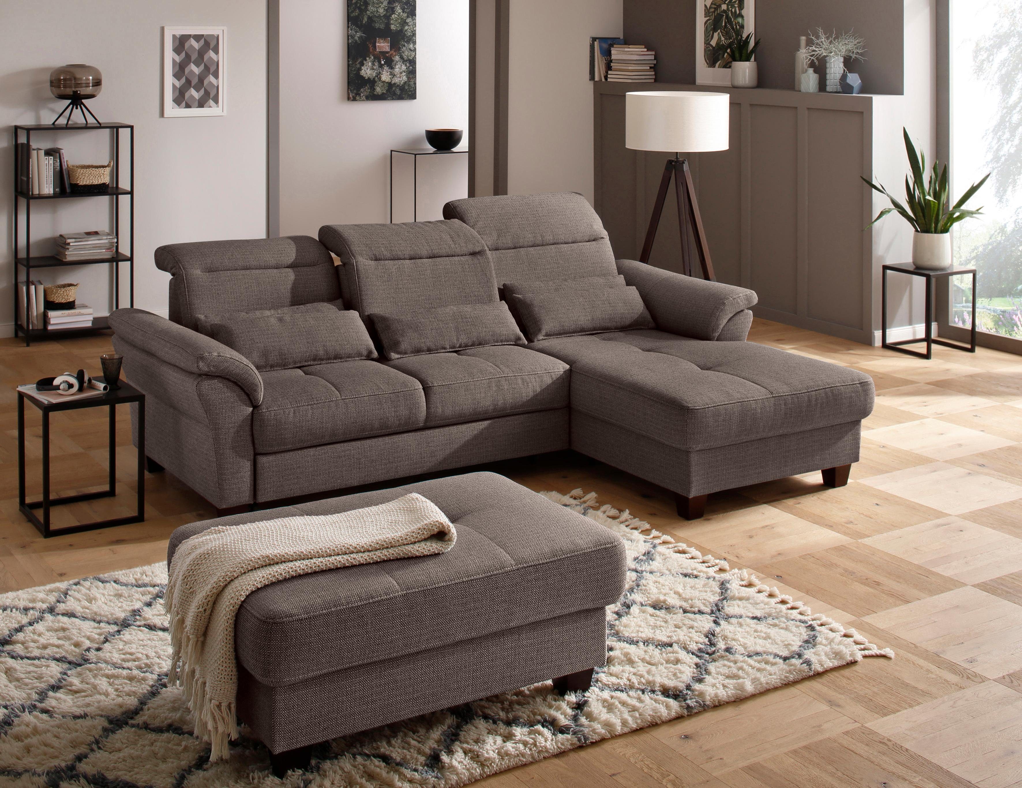 Home affaire Ecksofa Solvei L-Form, mit günstig online kaufen