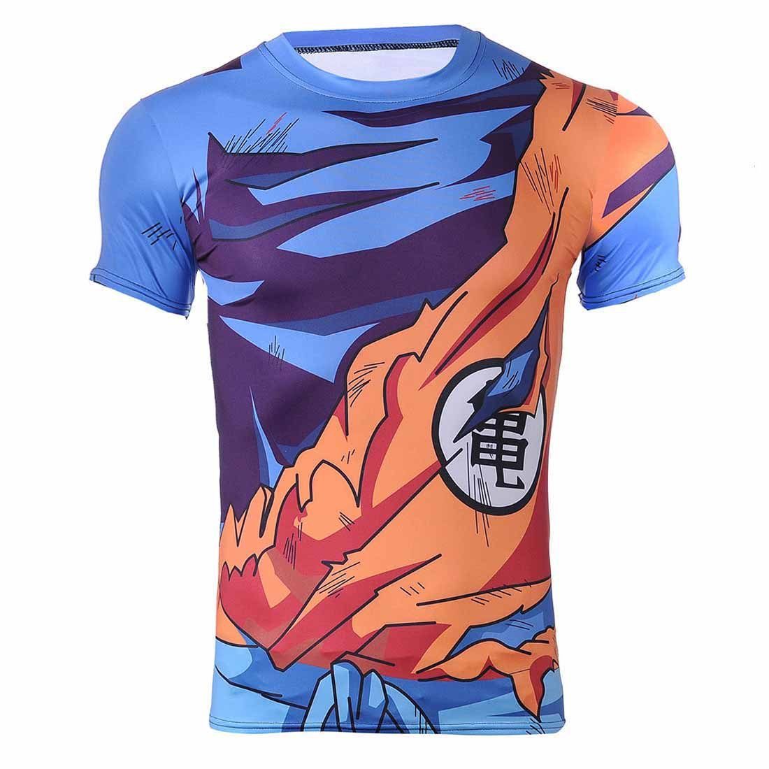 GalaxyCat Kostüm Super Saiyajin Cosplay T-Shirt, Goku Kostüm für, Cosplay T- Shirt von Son Goku
